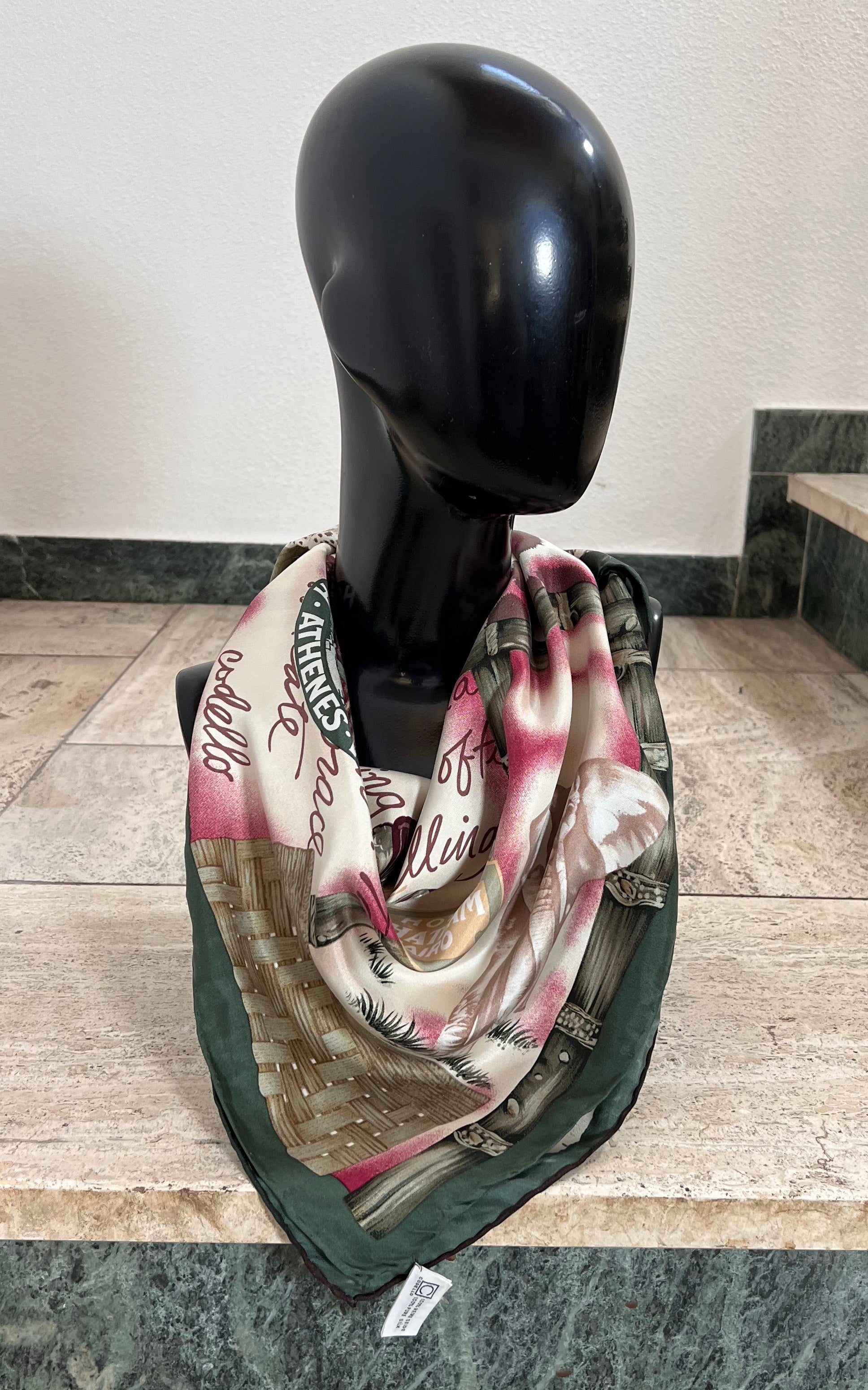 Foulard in seta Codello vintage