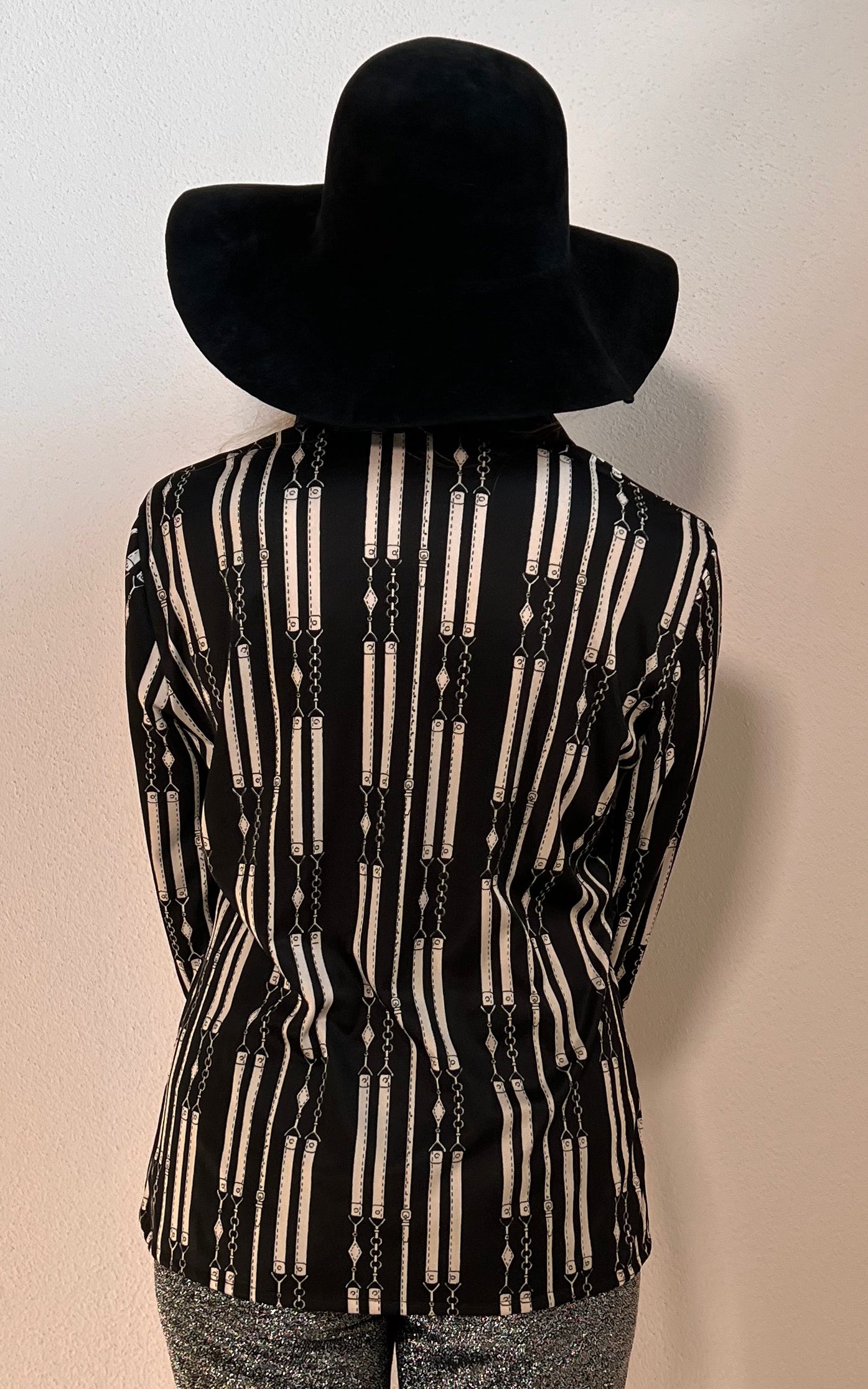 Vintage 70s Horsebit Blouse