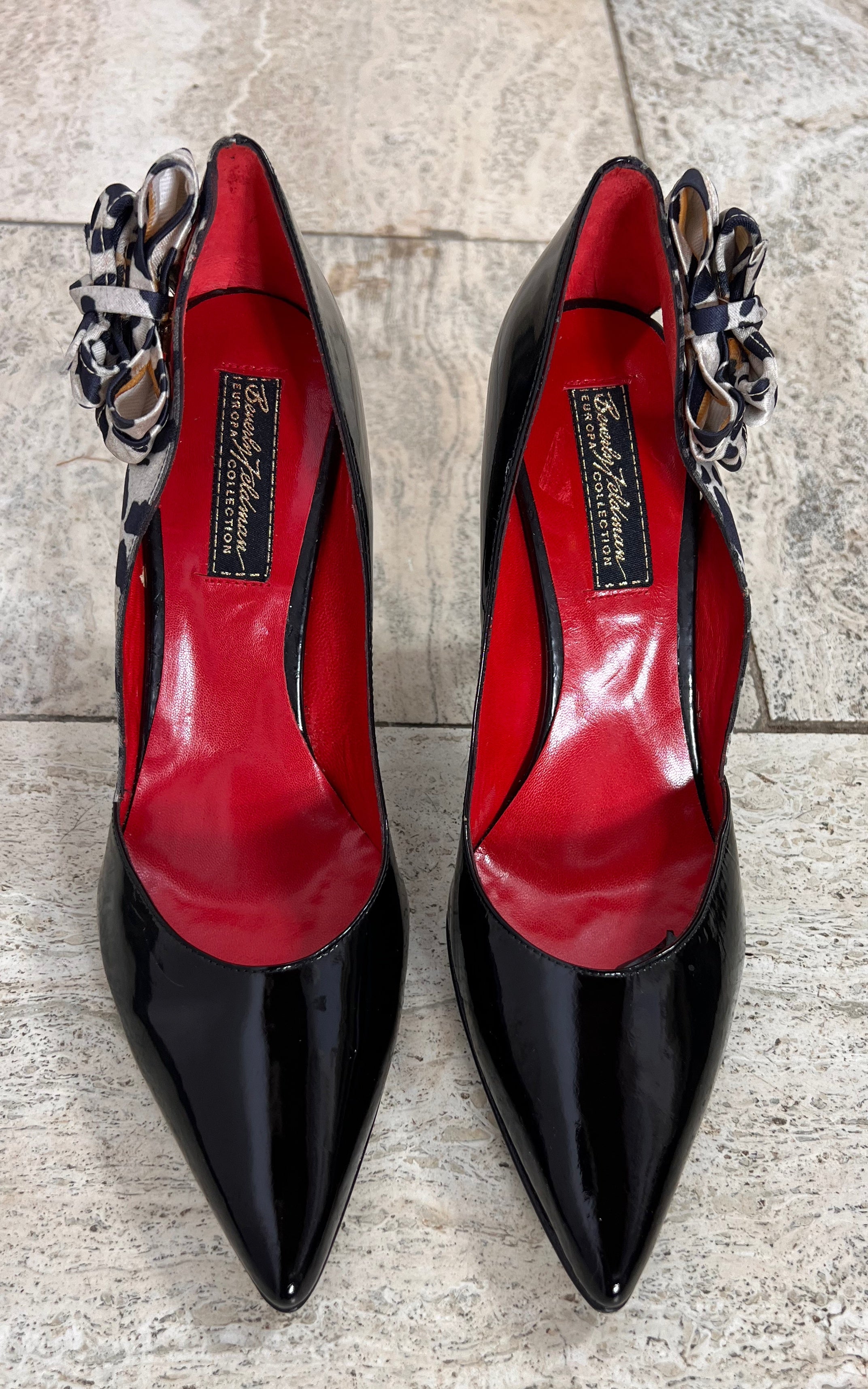 Vintage Beverly Feldmann Patent Leather High Heels 39/38