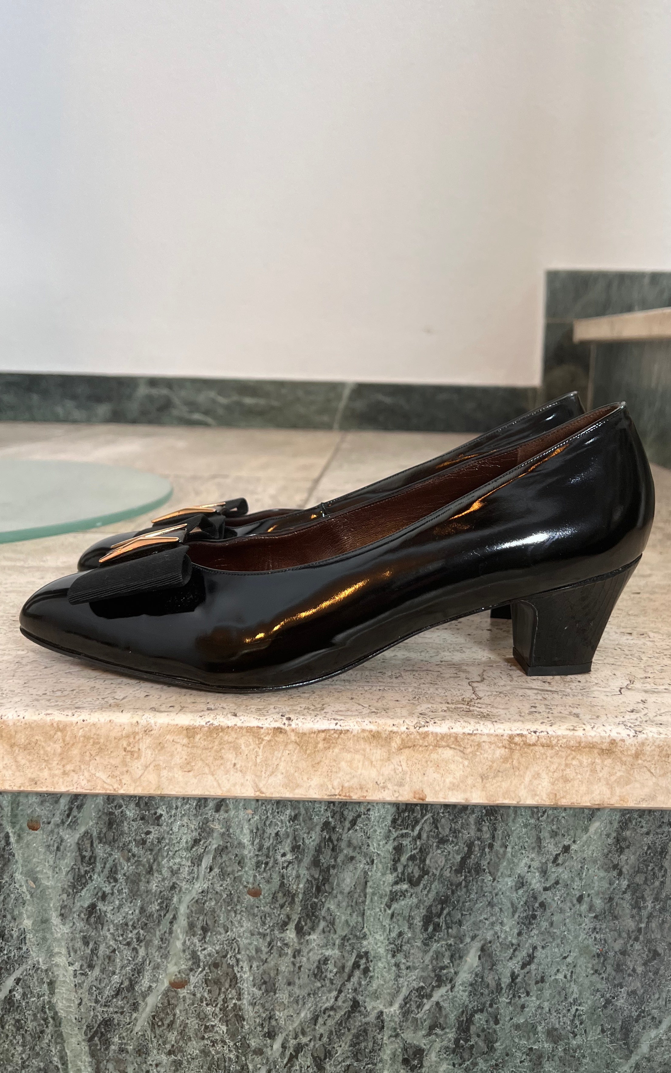 Scarpe vintage Bally in vernice 39,5