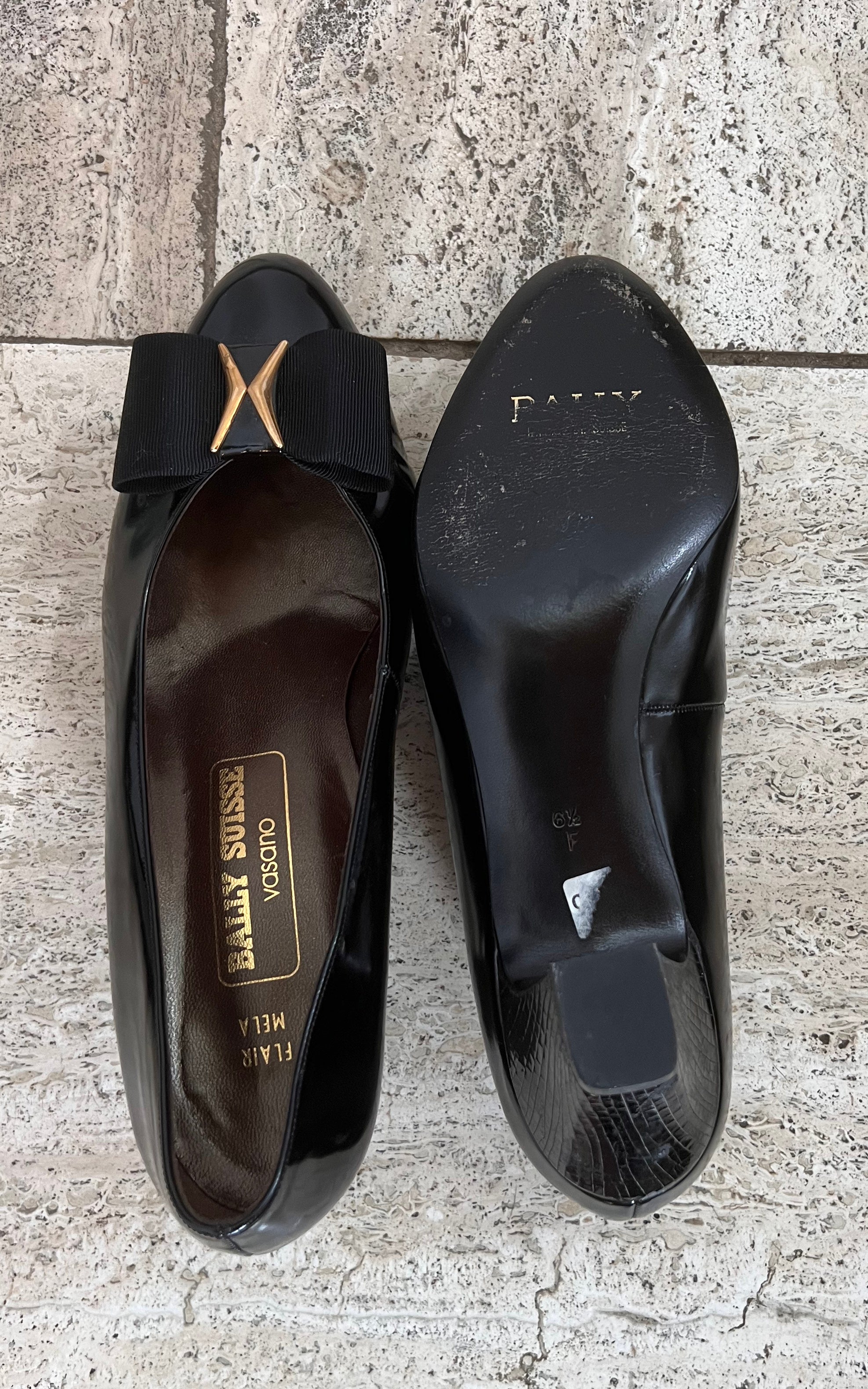 Scarpe vintage Bally in vernice 39,5