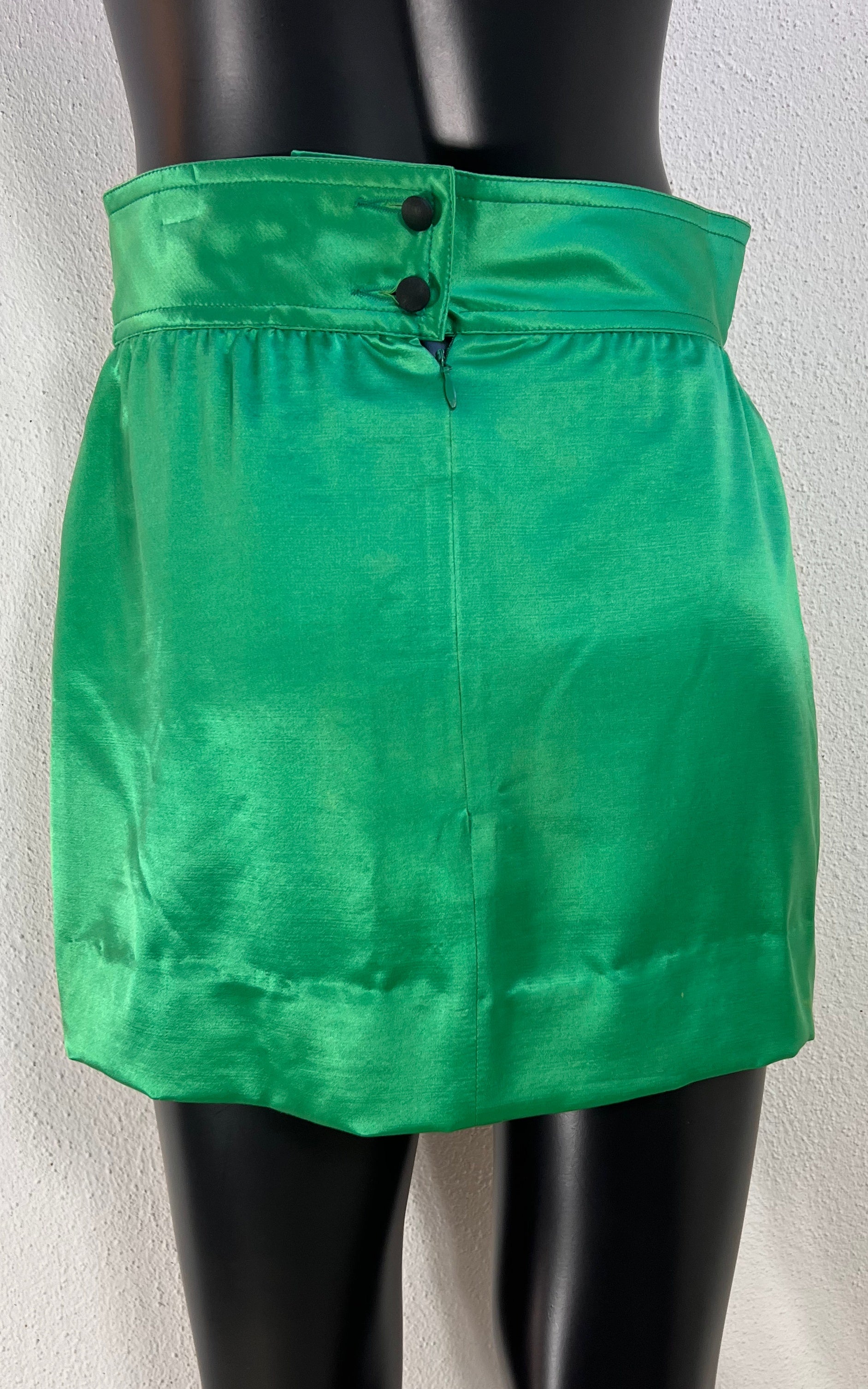 Vintage Escada Silk Mini Skirt
