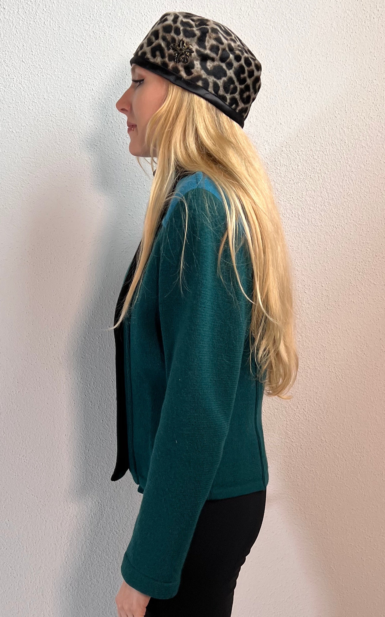 Giacca vintage in lana e velluto Yves Saint Laurent