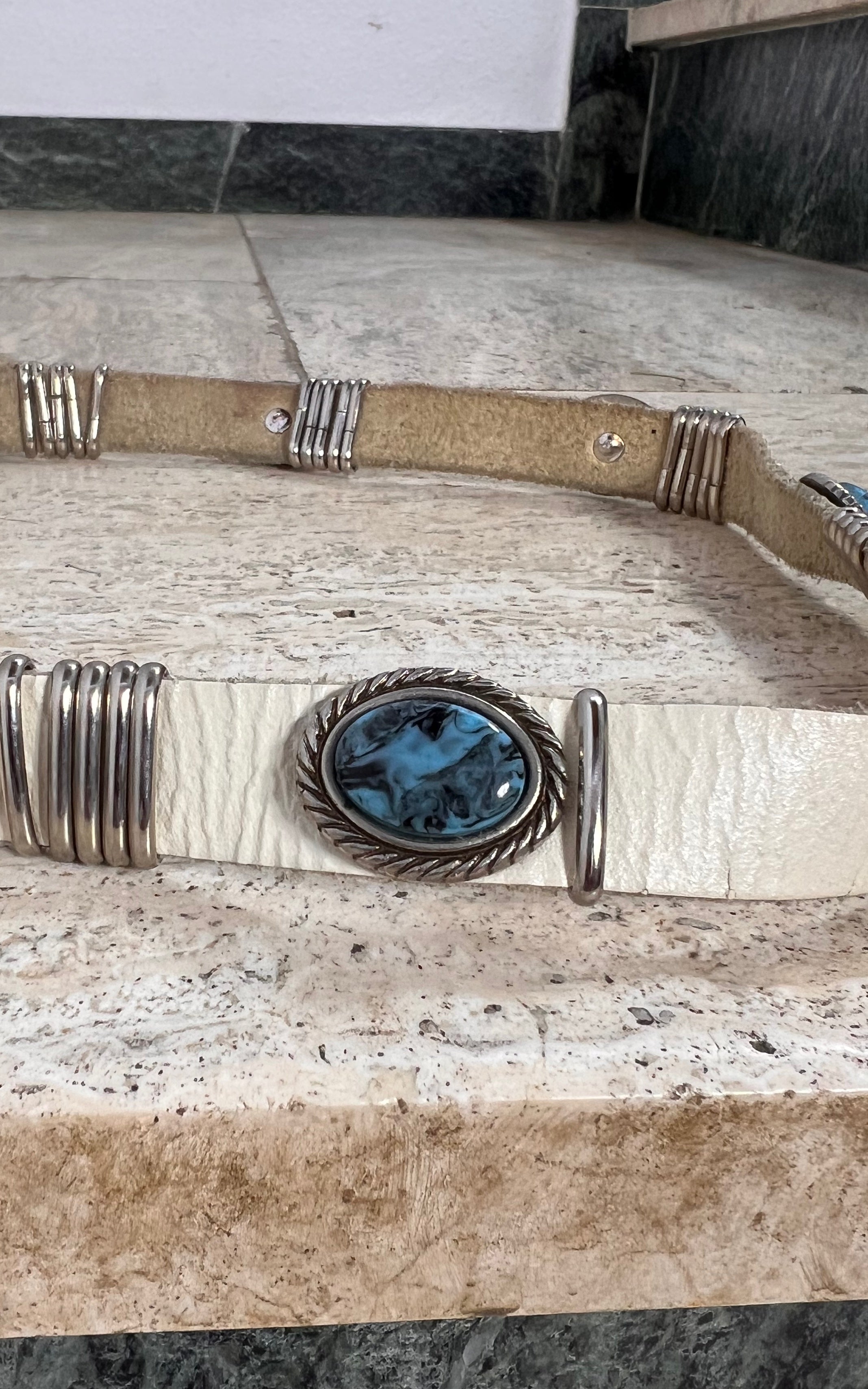 Vintage Southwestern Leather Belt