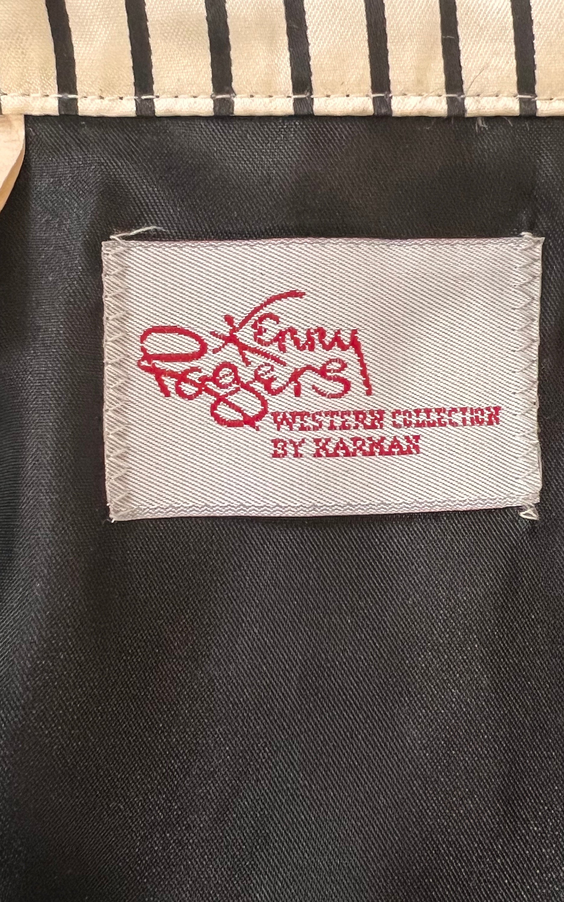 Camicia in raso vintage della collezione Kenny Rogers