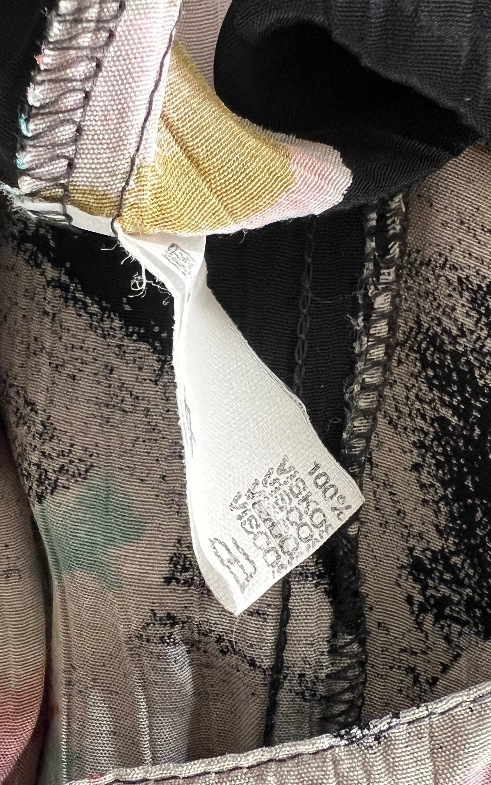 Pantaloni vintage a fiori anni '90