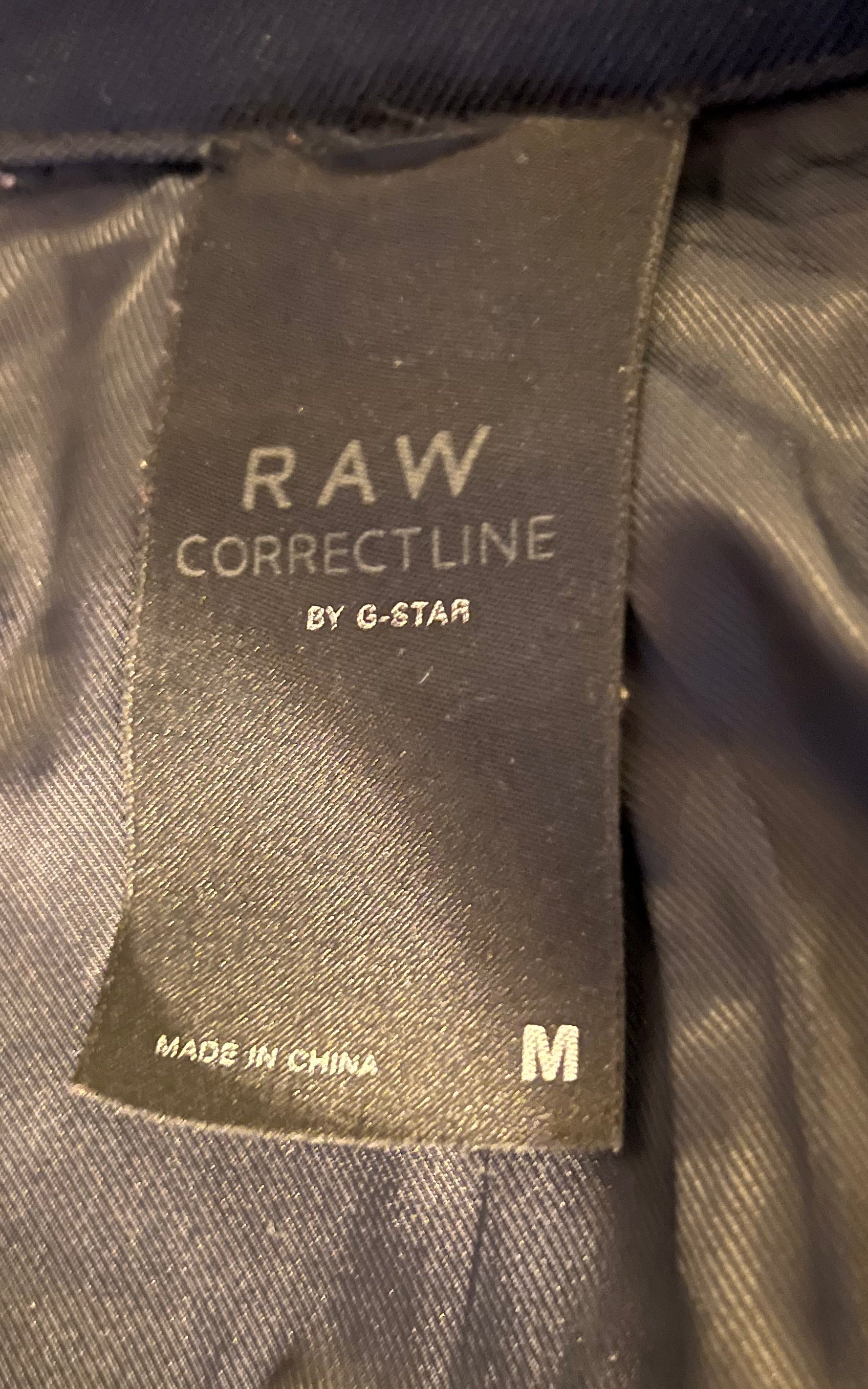 Giacca vintage in carbonio grezzo G-Star da uomo