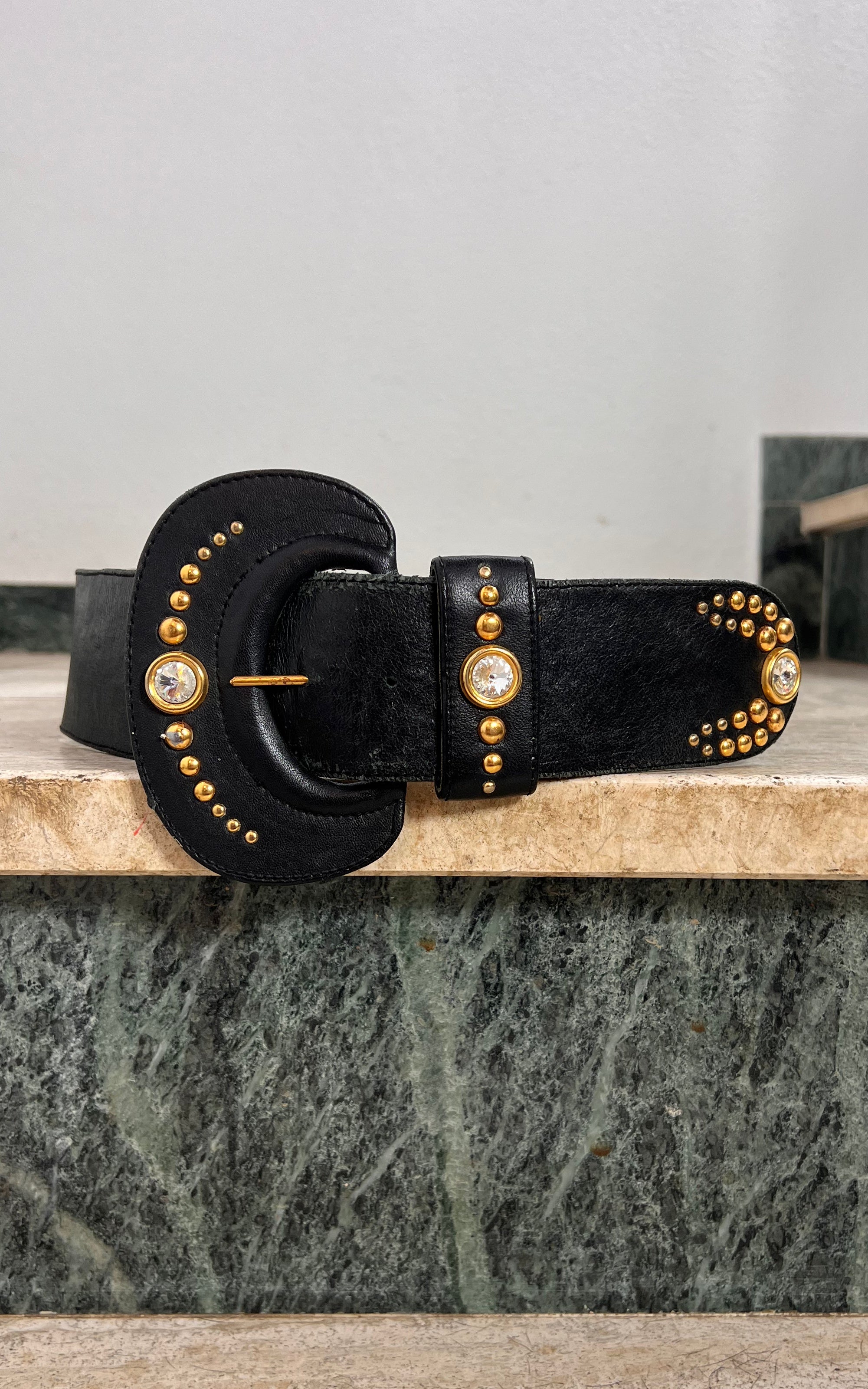 Vintage Big 90s Studded Belt