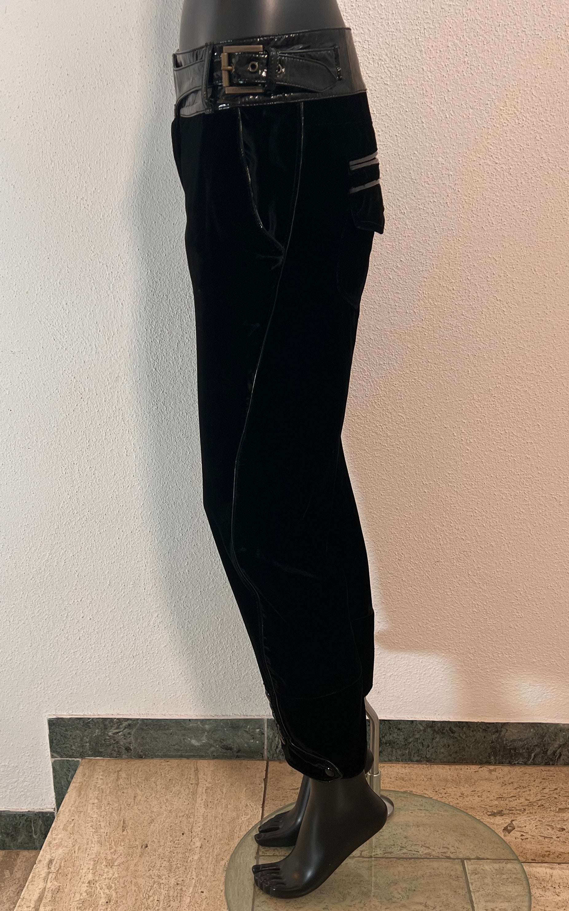 Pantaloni vintage in velluto Roberto Cavalli