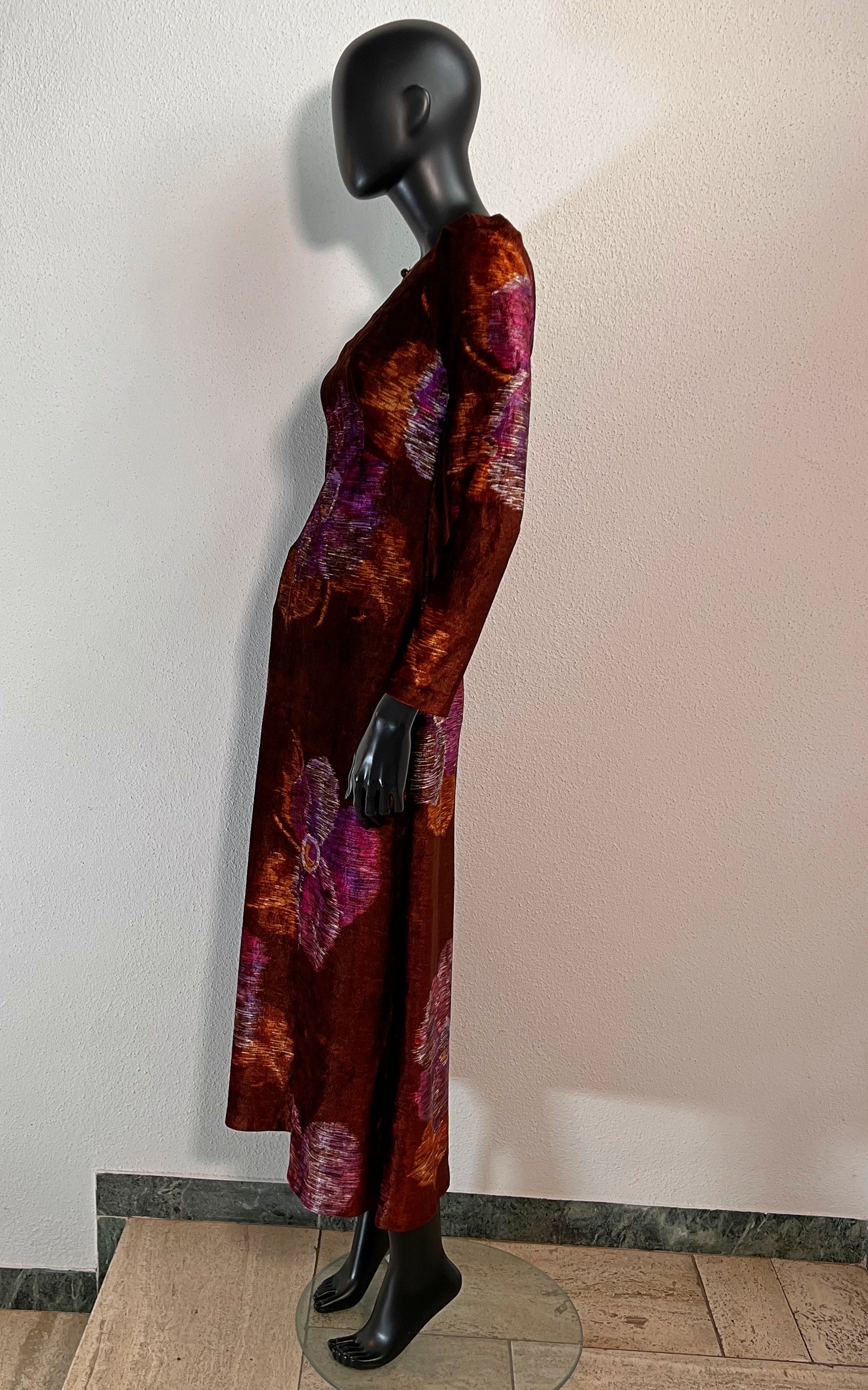Abito vintage in velluto anni '60