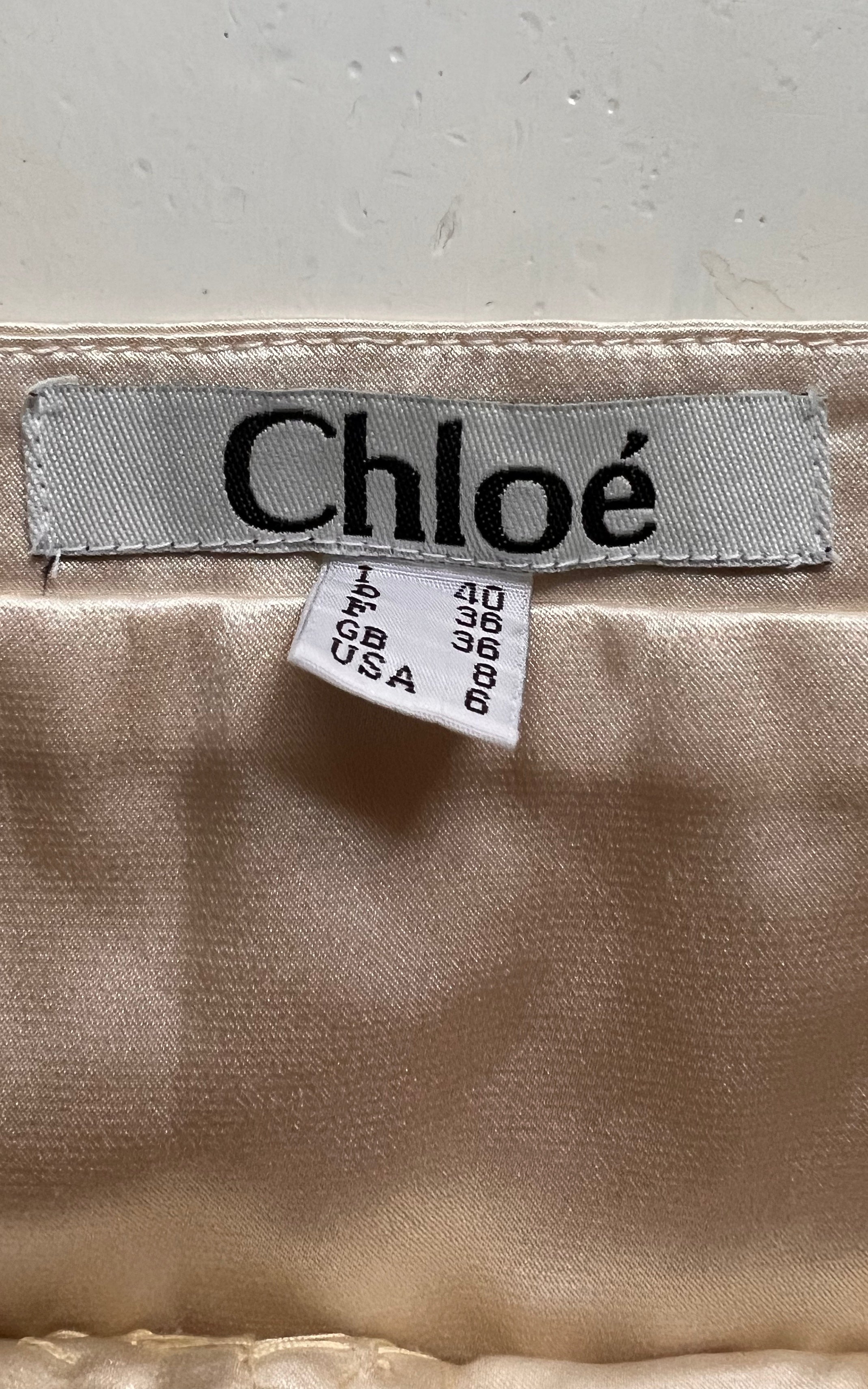 Abito vintage in seta Chloe