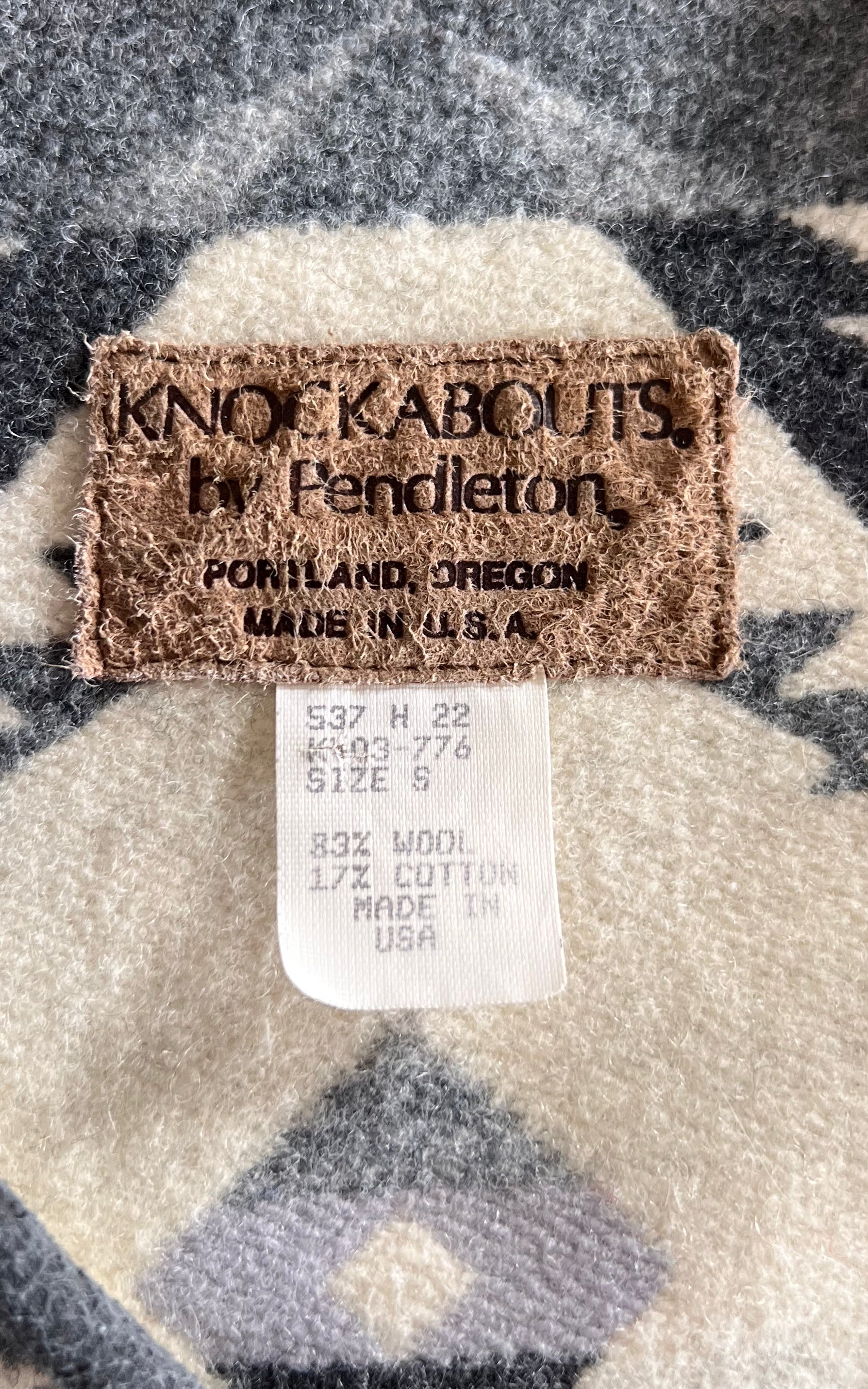 Gilet Vintage Knockabouts di Pendelton
