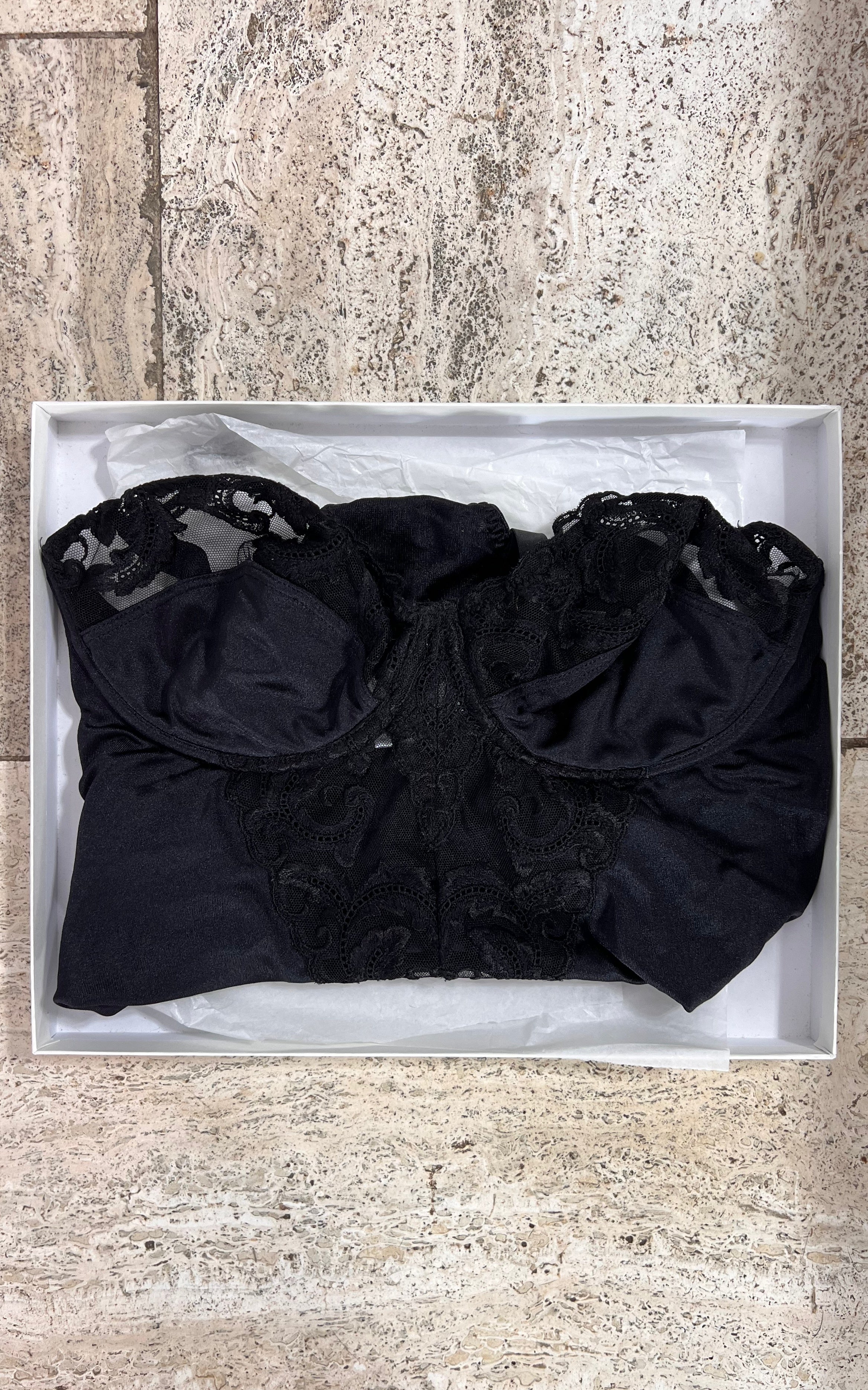 Vintage Escada Black Lace Bodysuit