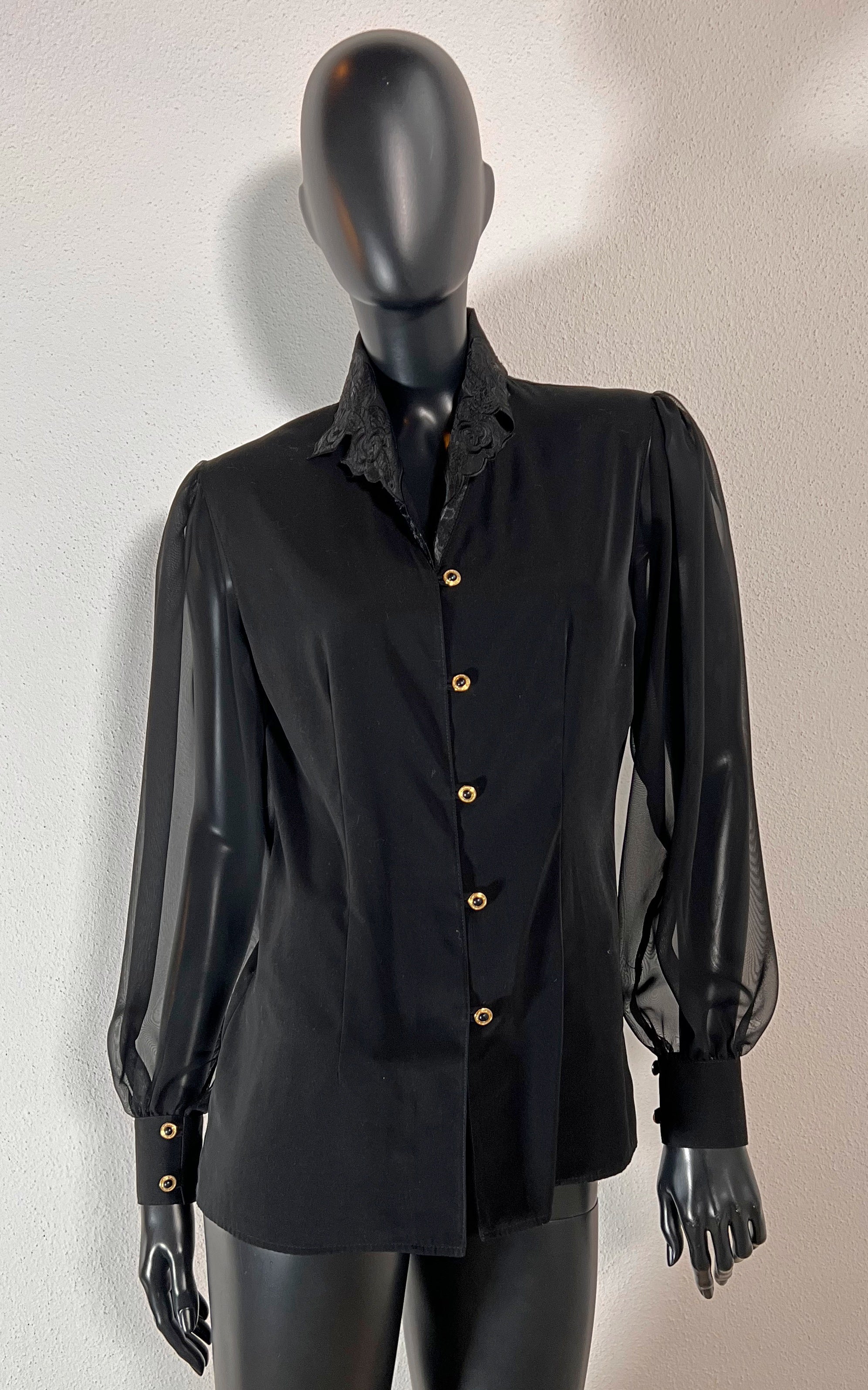 Camicetta trasparente vintage anni '90