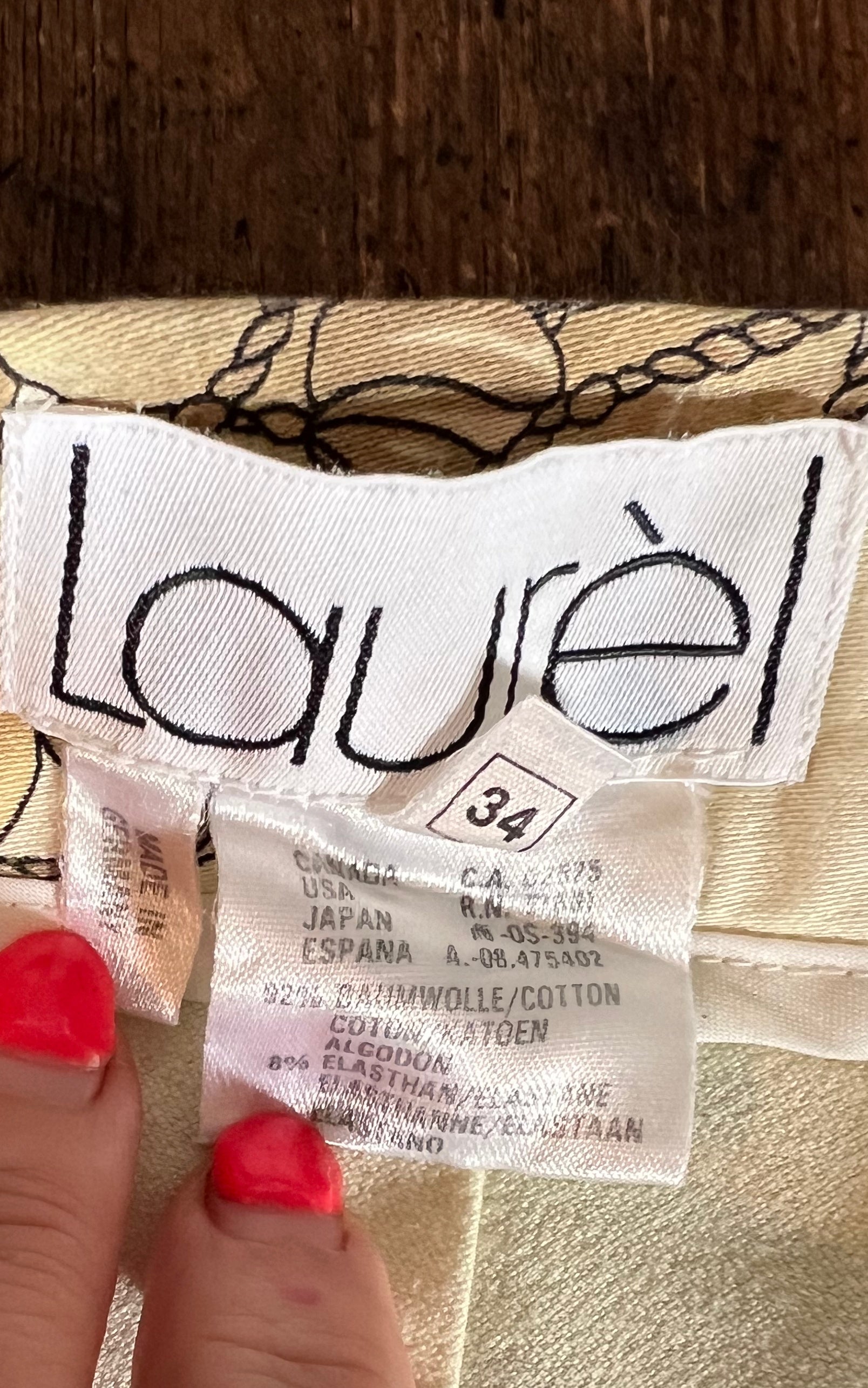 Pantaloni vintage a vita alta Laurel