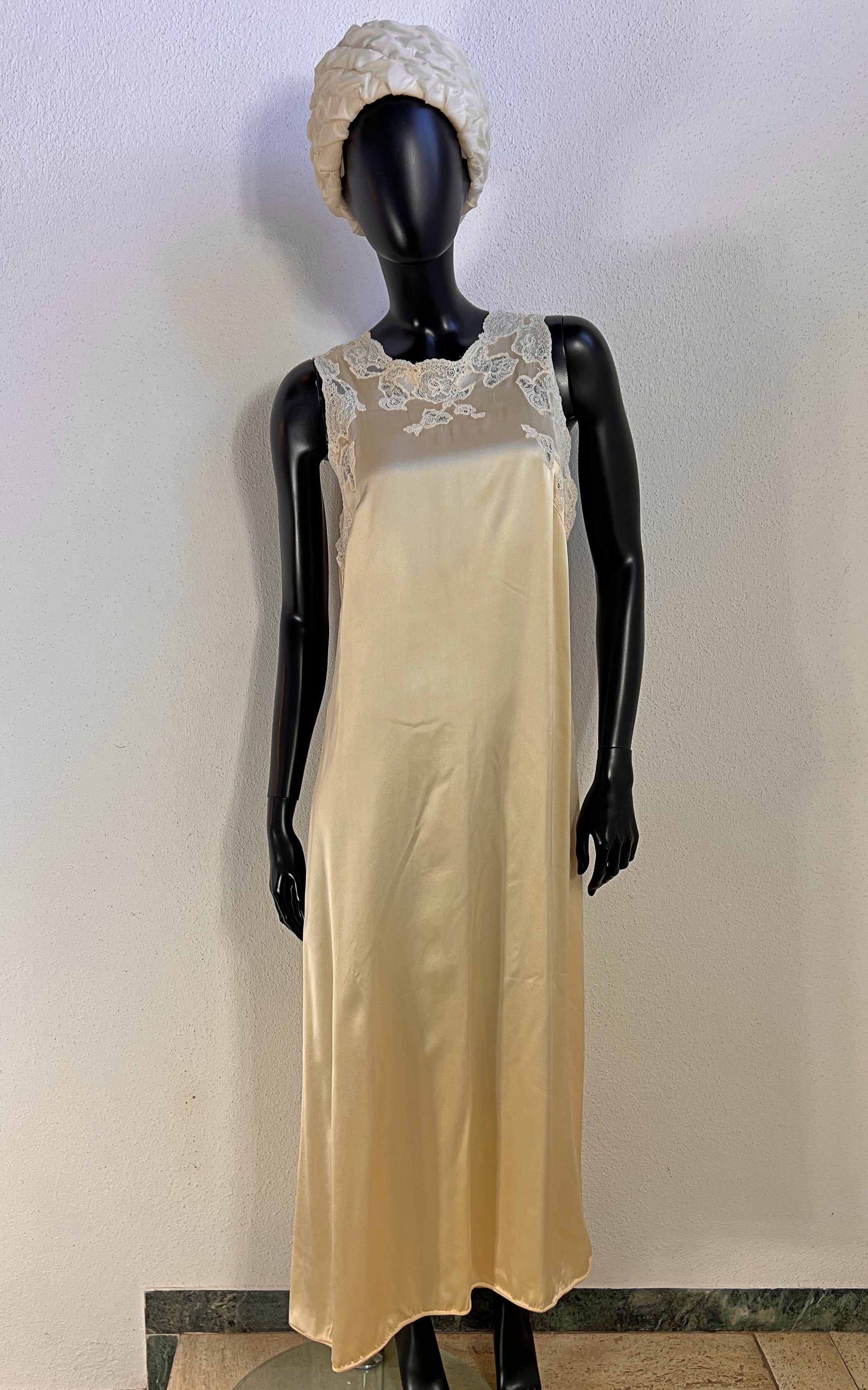 La Perla Ivory Silk Lace Maxi Dress