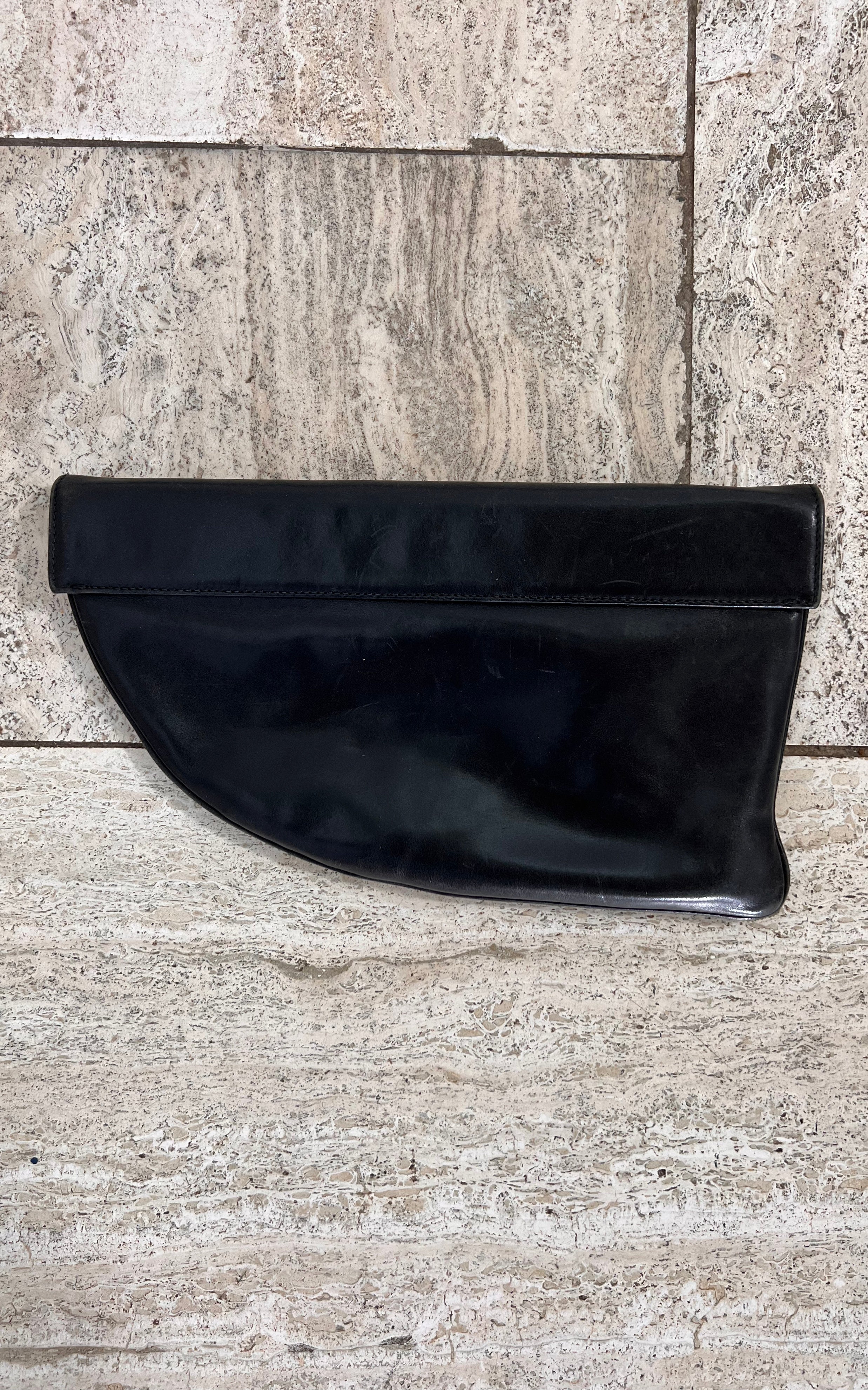 Pochette vintage in pelle Fabio