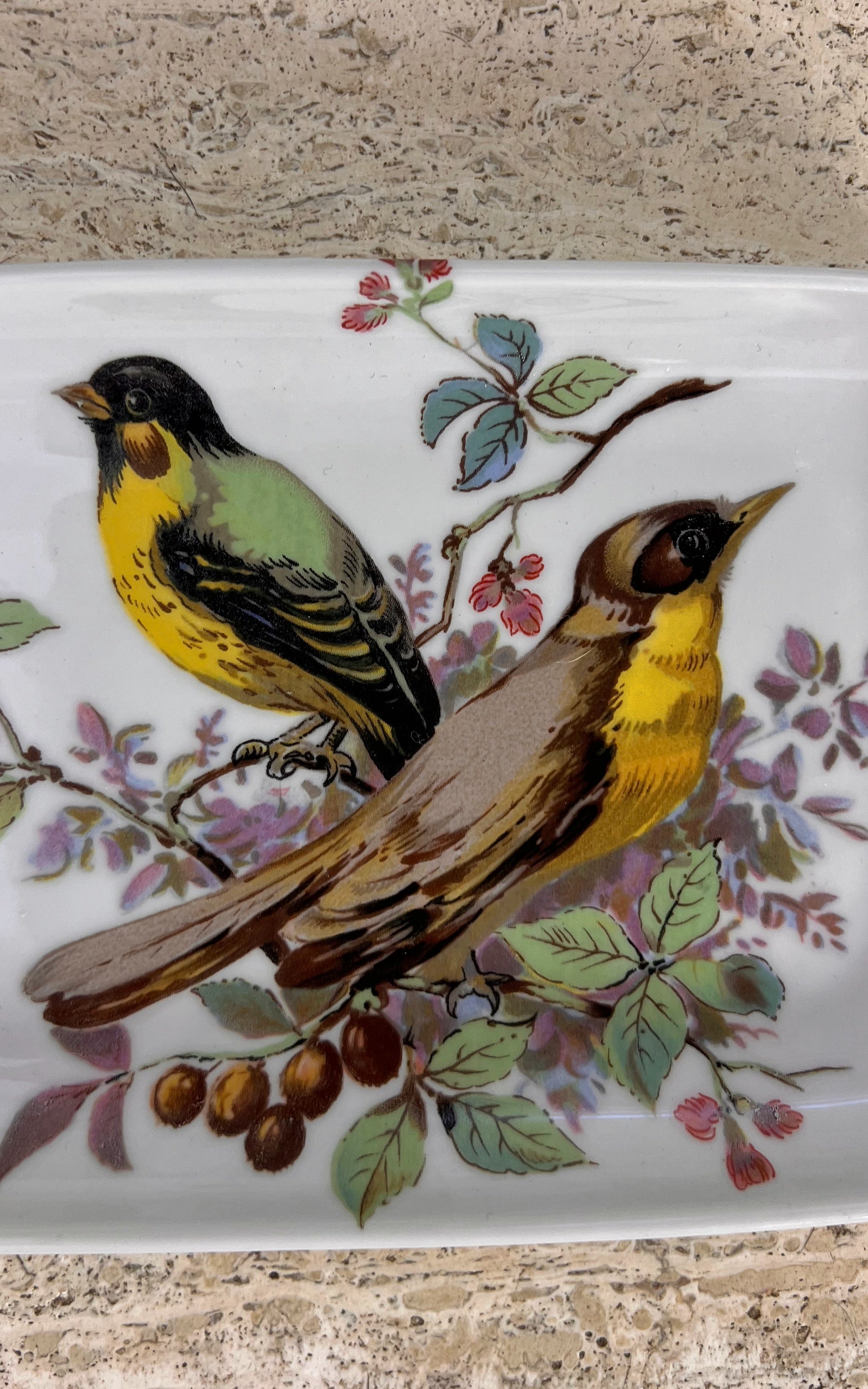 Vintage 1981 Bauscher Weiden Porcelain Soap Dish with Birds – Bavaria Germany