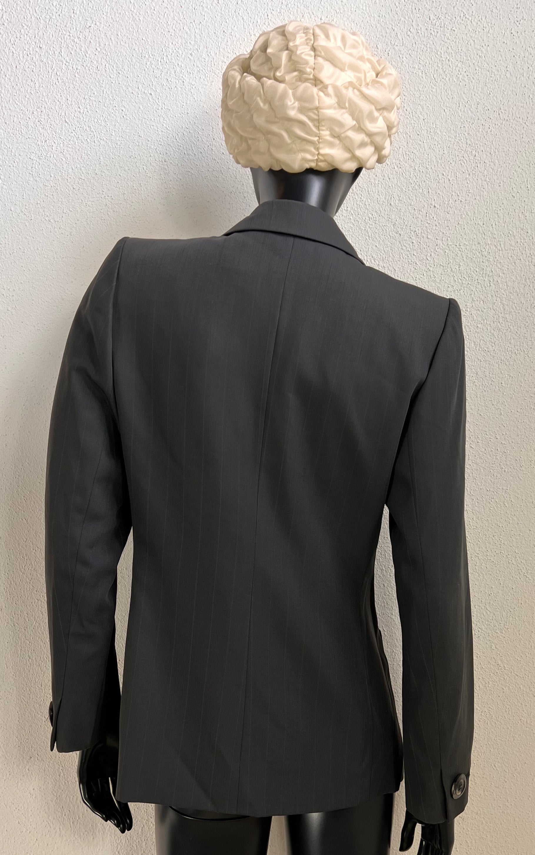 Vintage Yves Saint Laurent Rive Gauche Pinstripe Wool Blazer