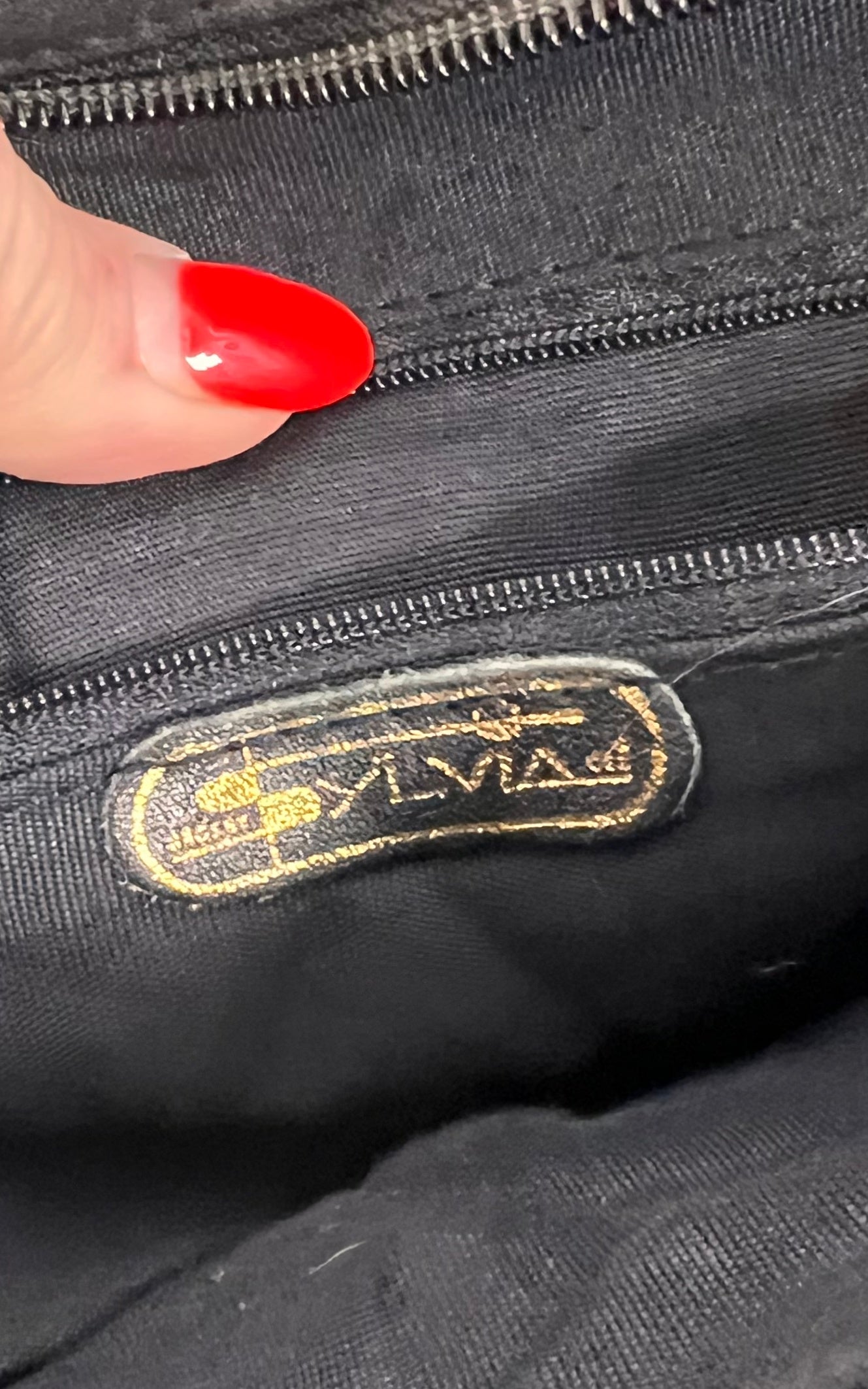 Vintage 80s Snakeskin Pouch