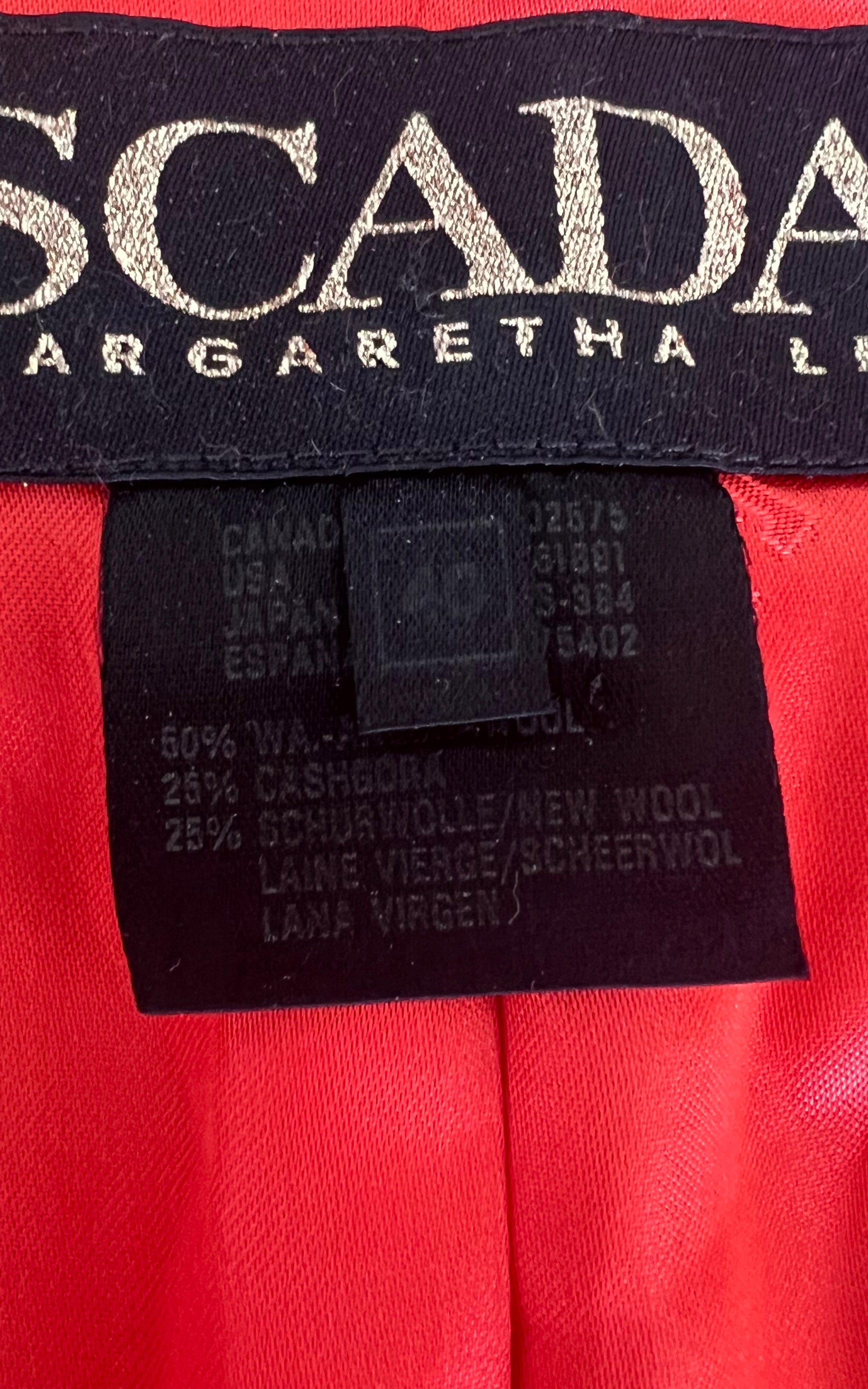 Blazer vintage Escada in angora e cashmere