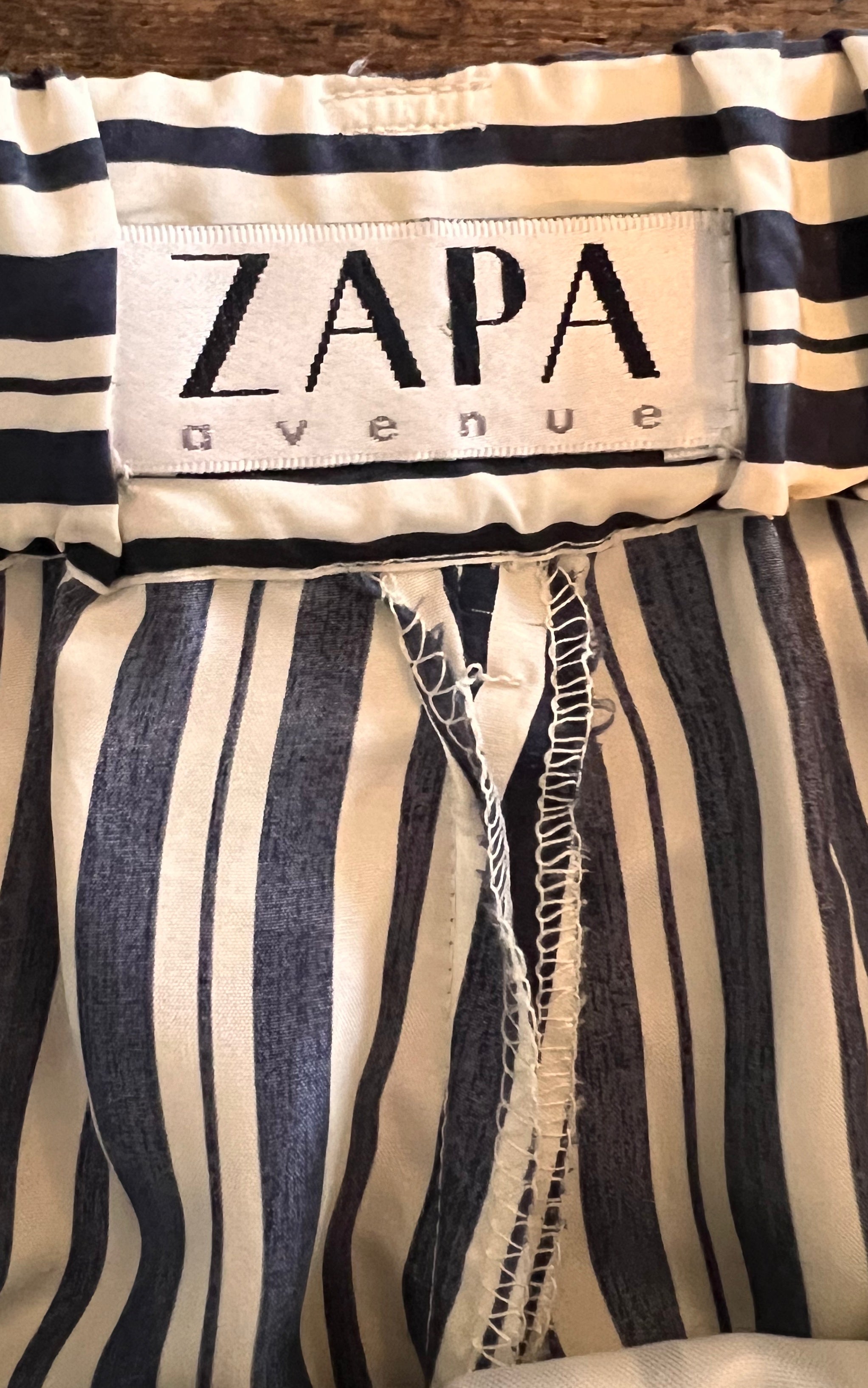 Completo vintage in seta Zapa anni '90 in 2 pezzi