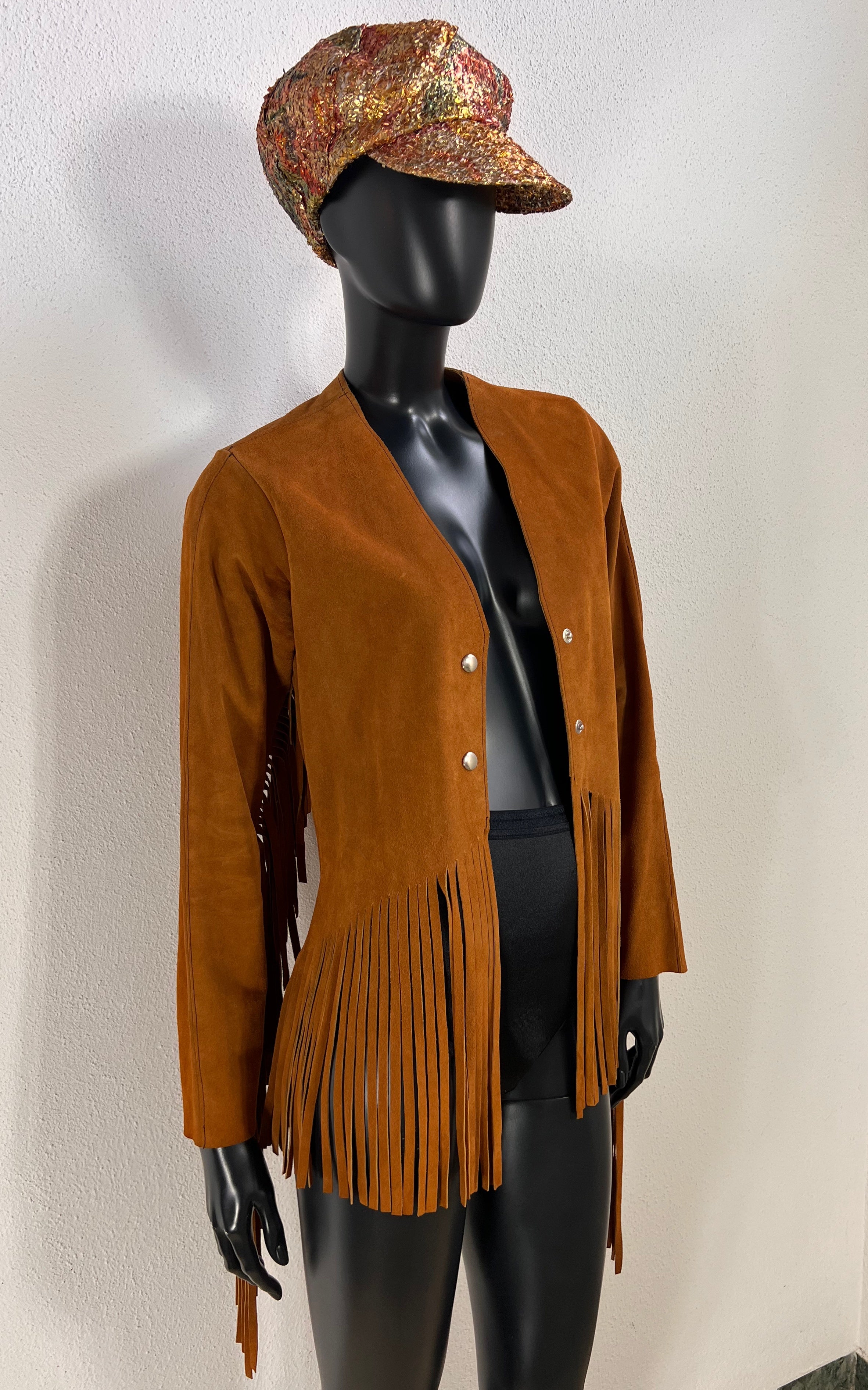 Vintage 70s Suede Fringe Jacket