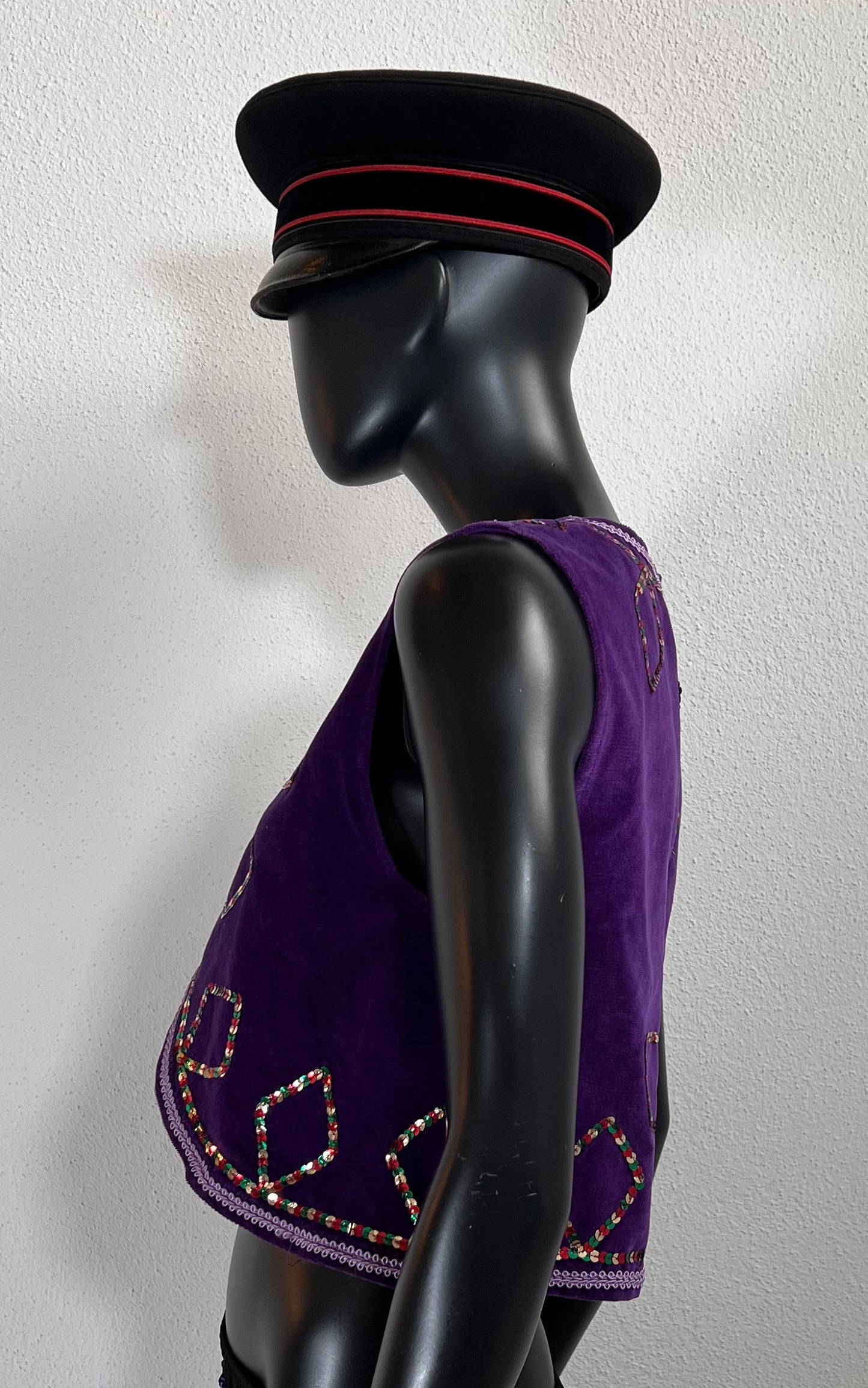 Gilet in velluto vintage