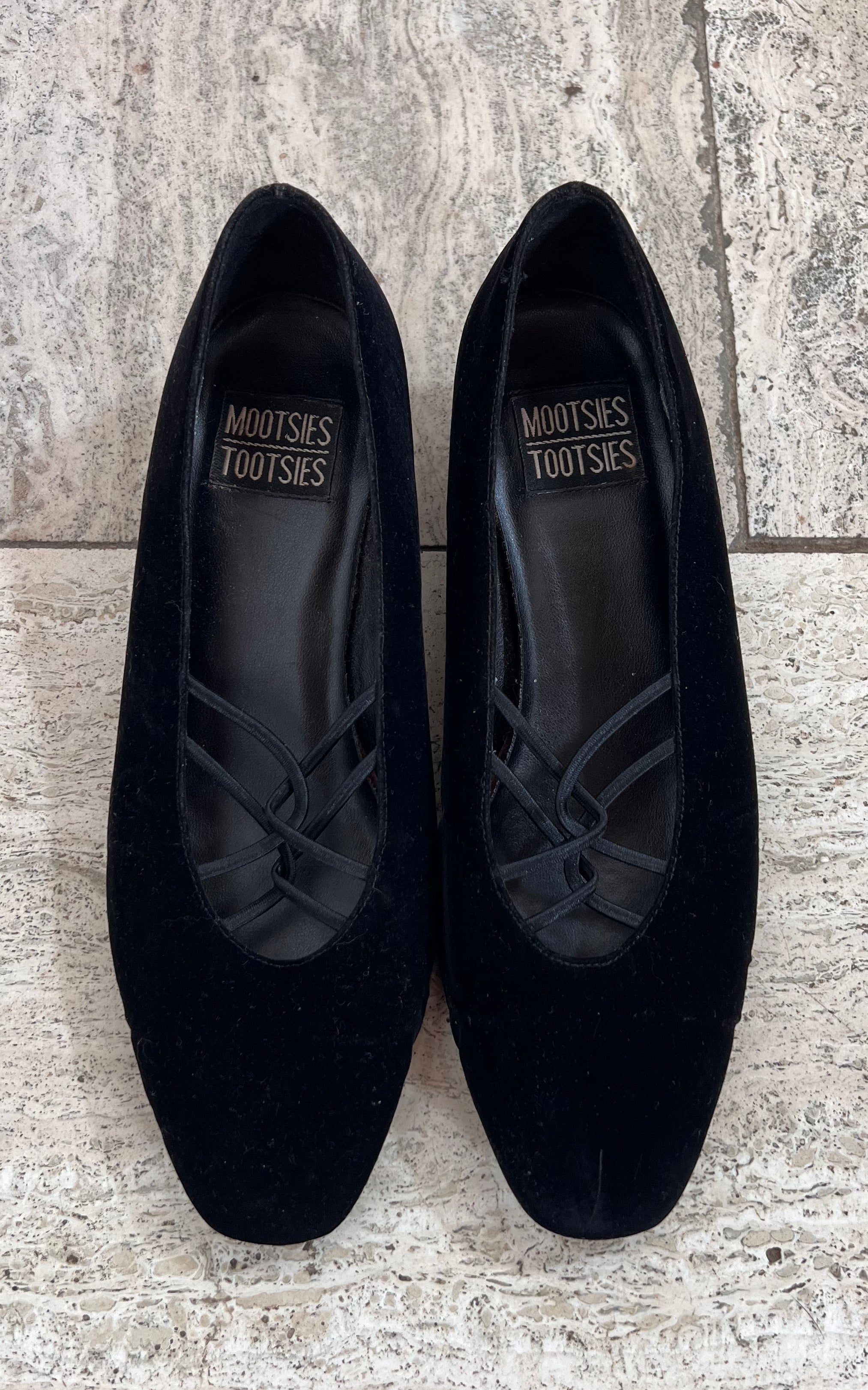 Ballerine vintage in velluto Mootsie Tootsie 41