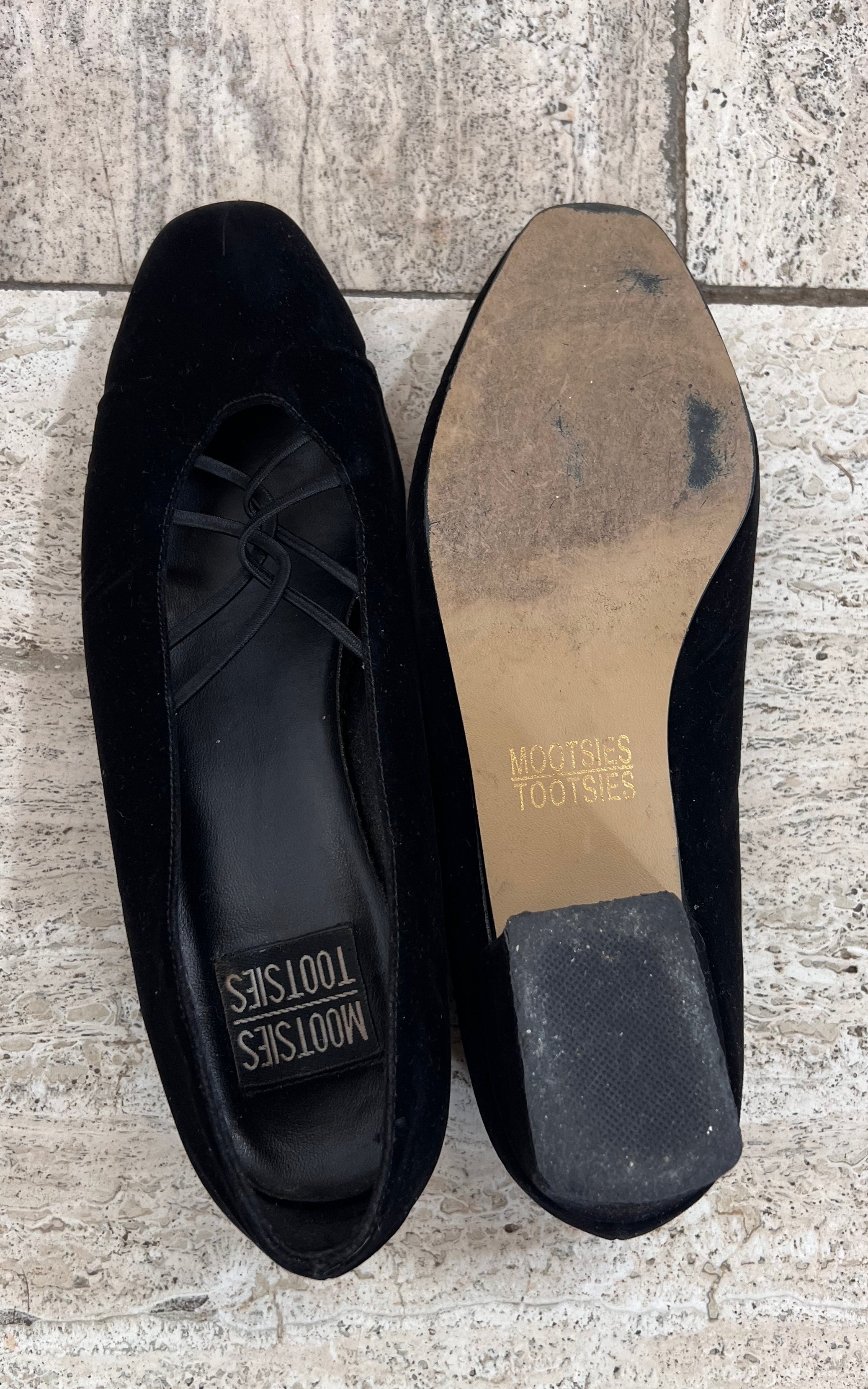 Ballerine vintage in velluto Mootsie Tootsie 41