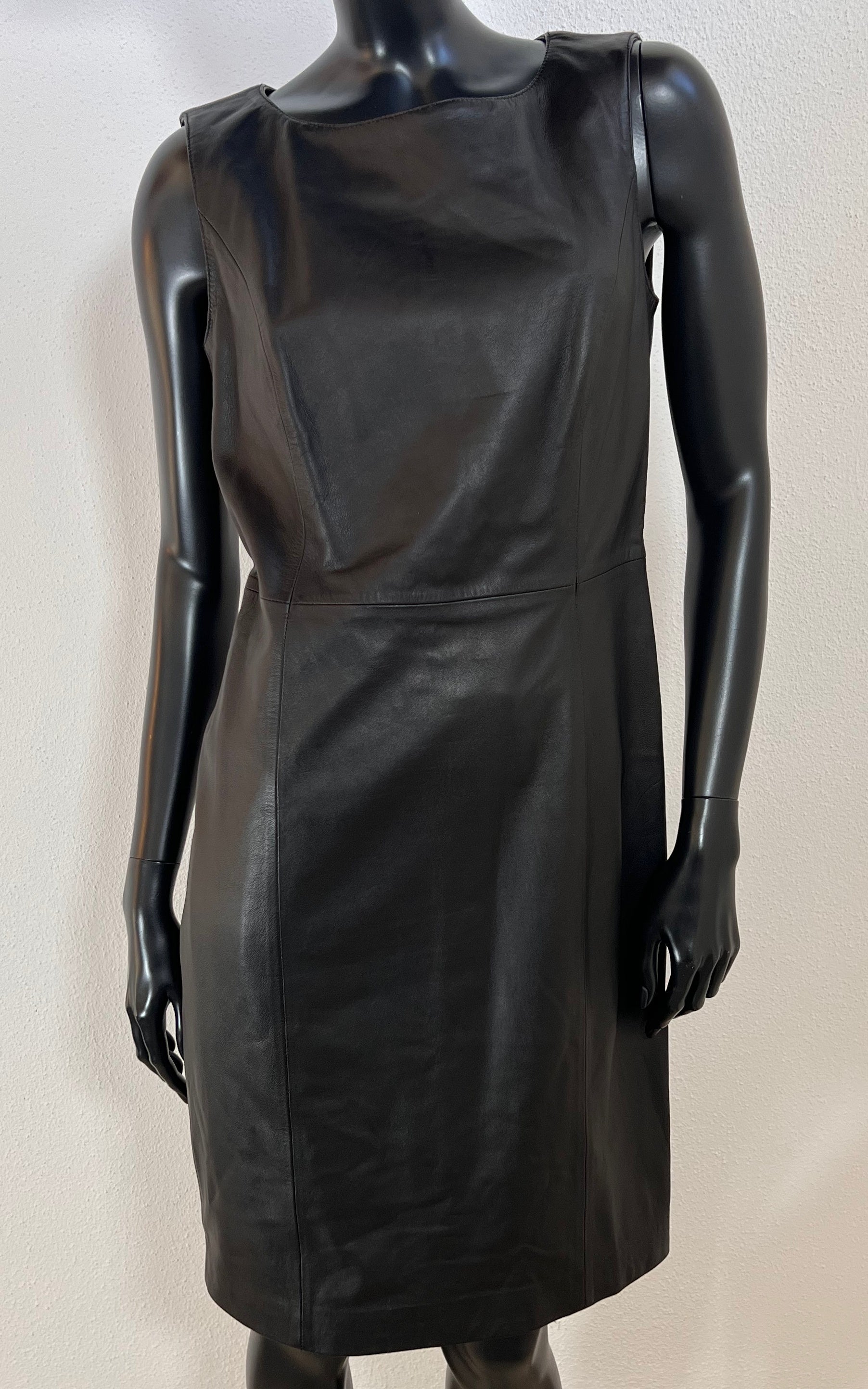 Abito vintage in pelle Madeleine anni '90