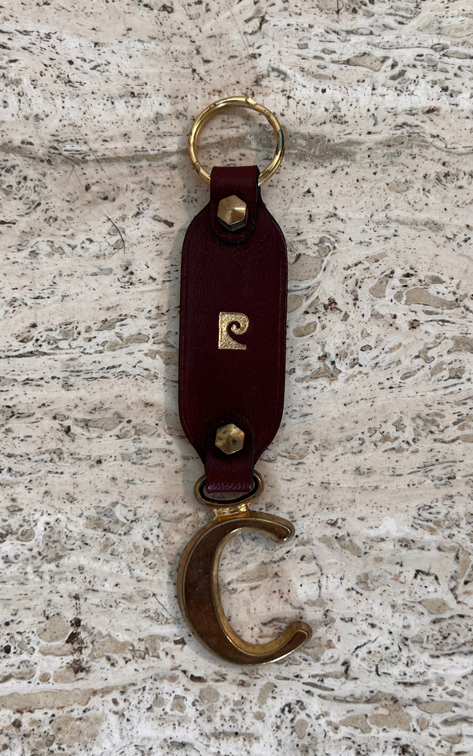 Portachiavi vintage Pierre Cardin da uomo C