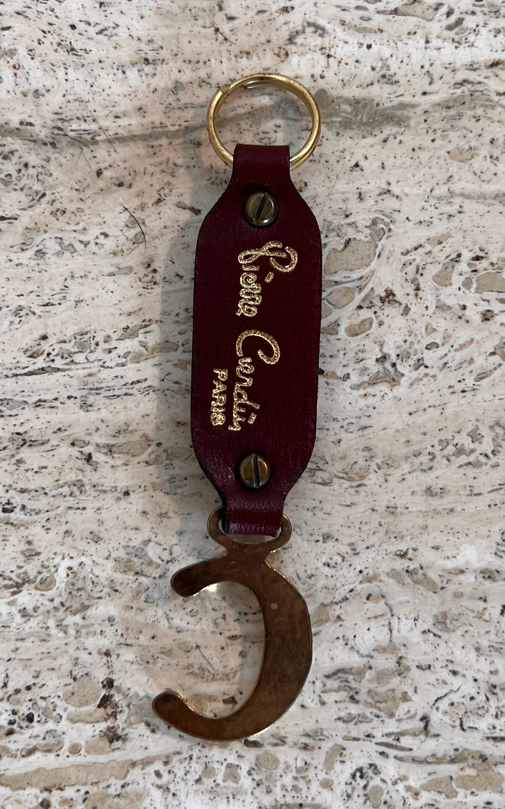 Portachiavi vintage Pierre Cardin da uomo C