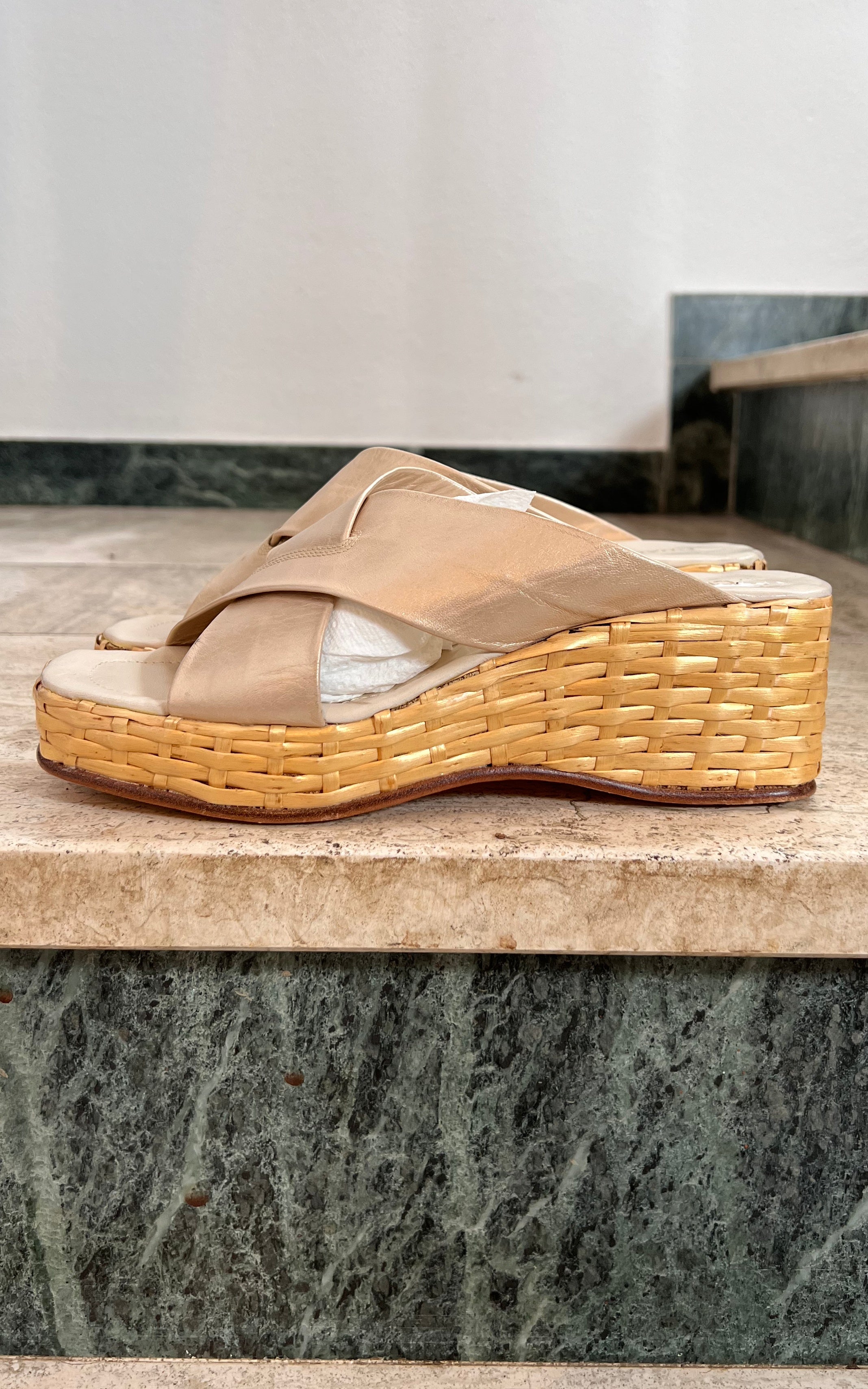 Zeppe vintage Charles Jourdan 40