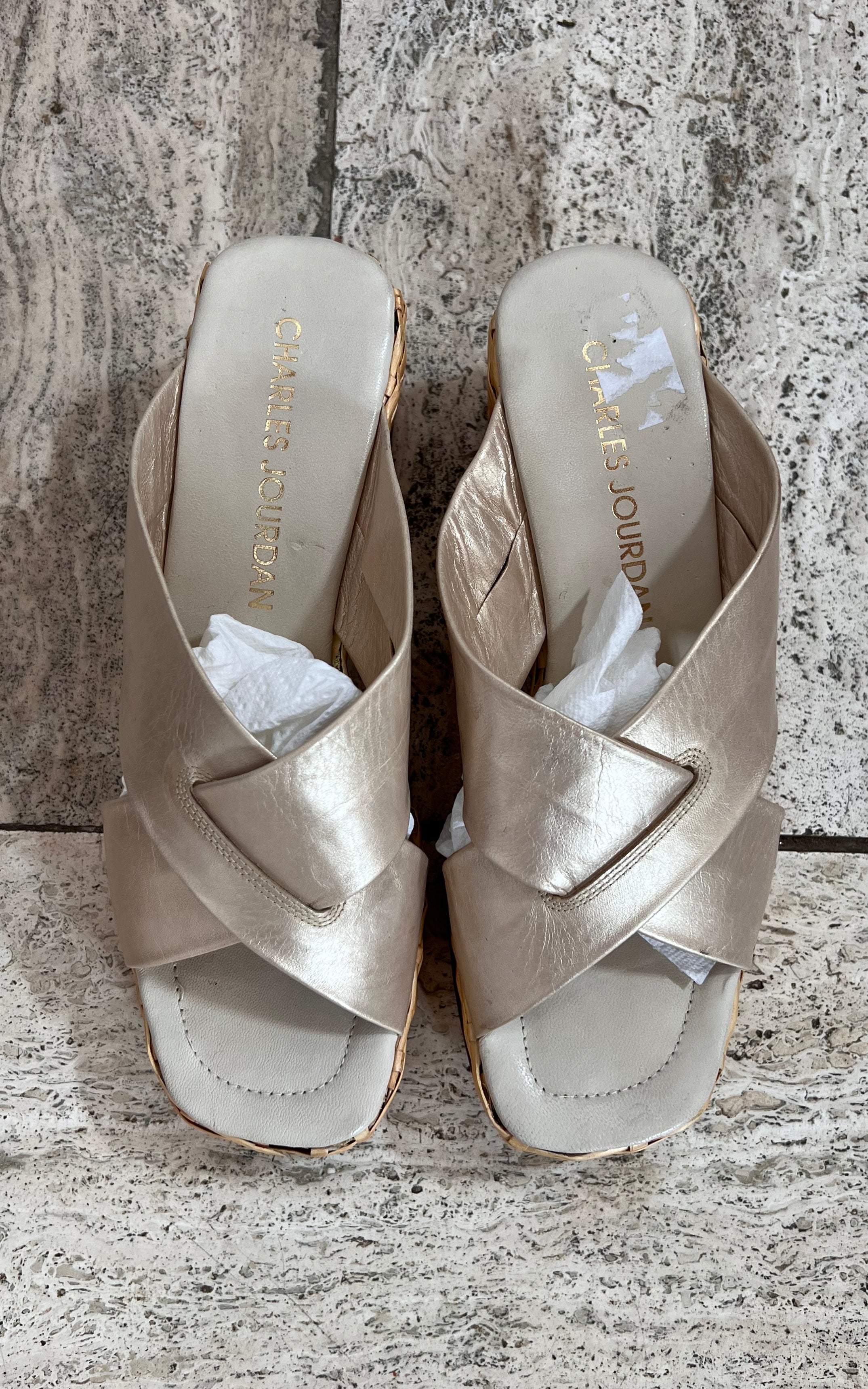 Zeppe vintage Charles Jourdan 40