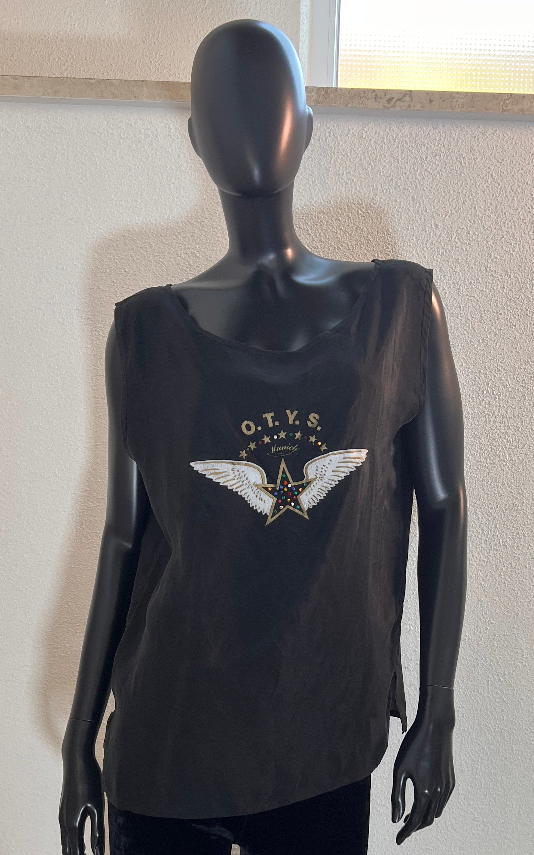 Top in seta vintage OTYS