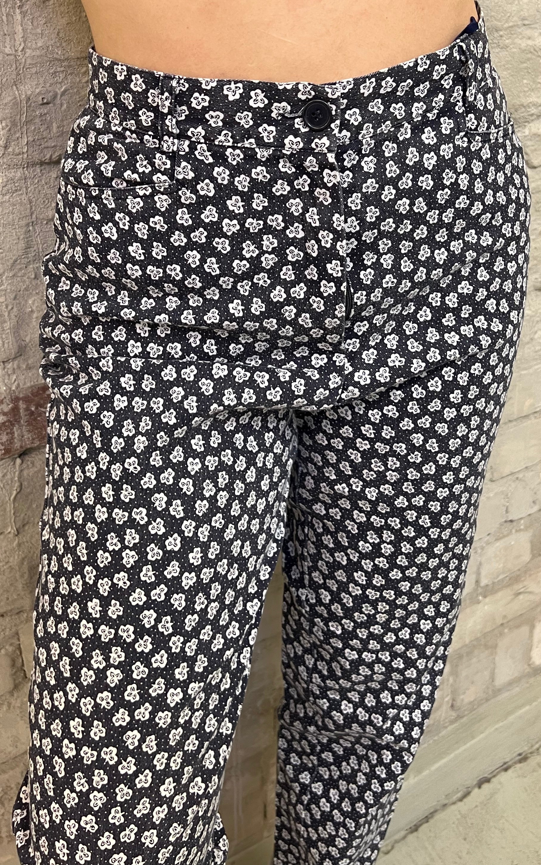 Pantaloni a fiori vintage anni '90 carini