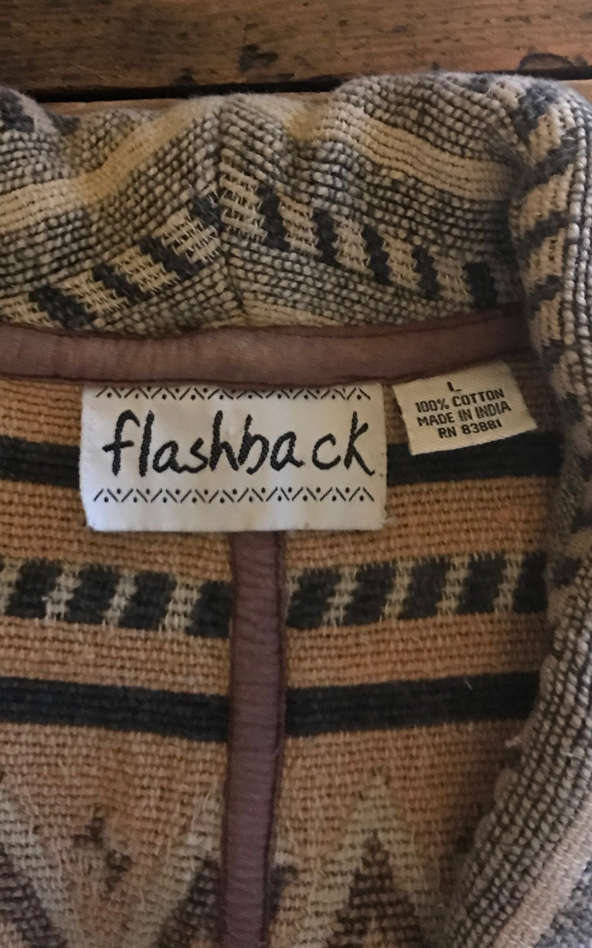 Giacca ikat vintage del sud-ovest