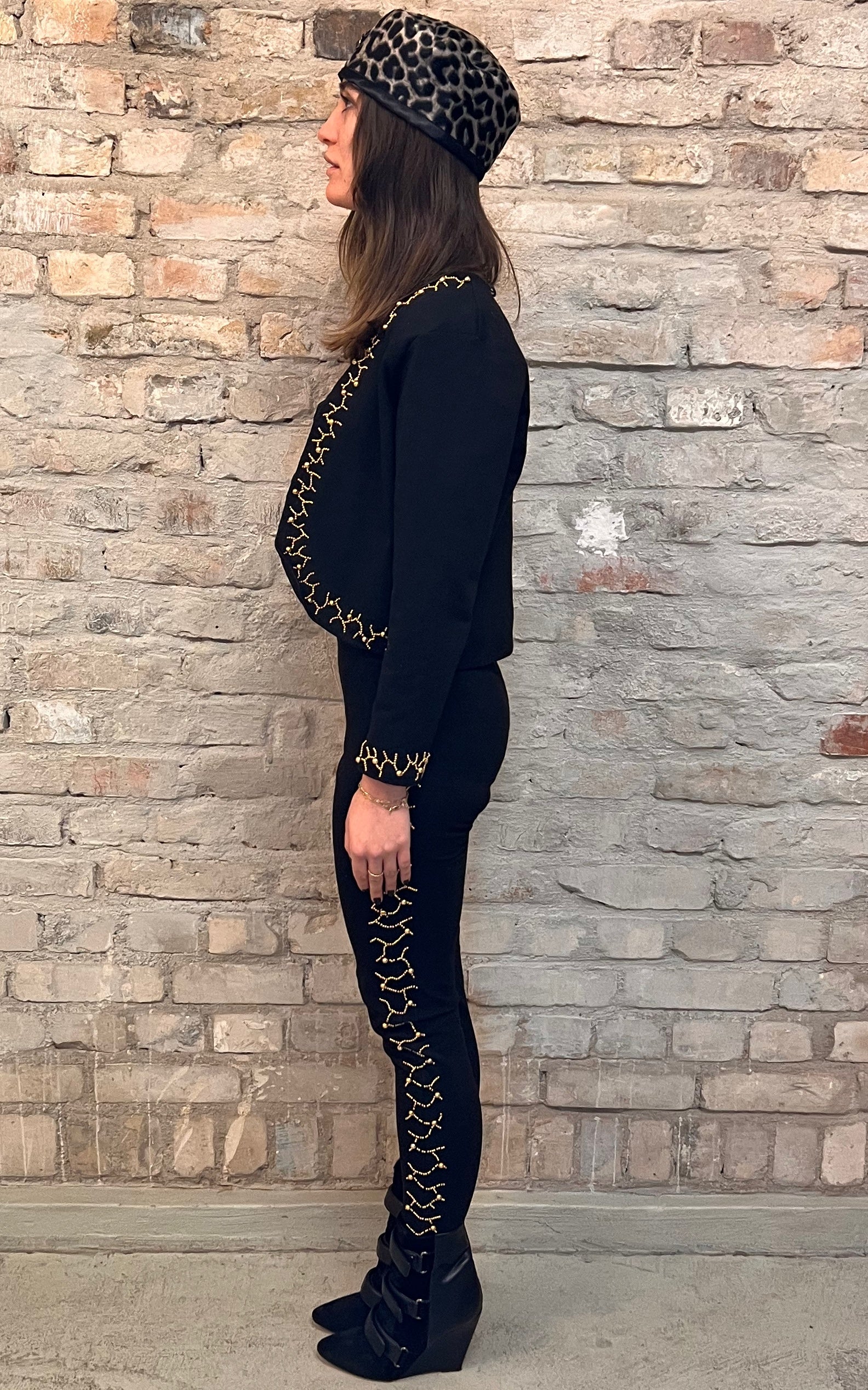 Completo leggings e bolero vintage anni '90
