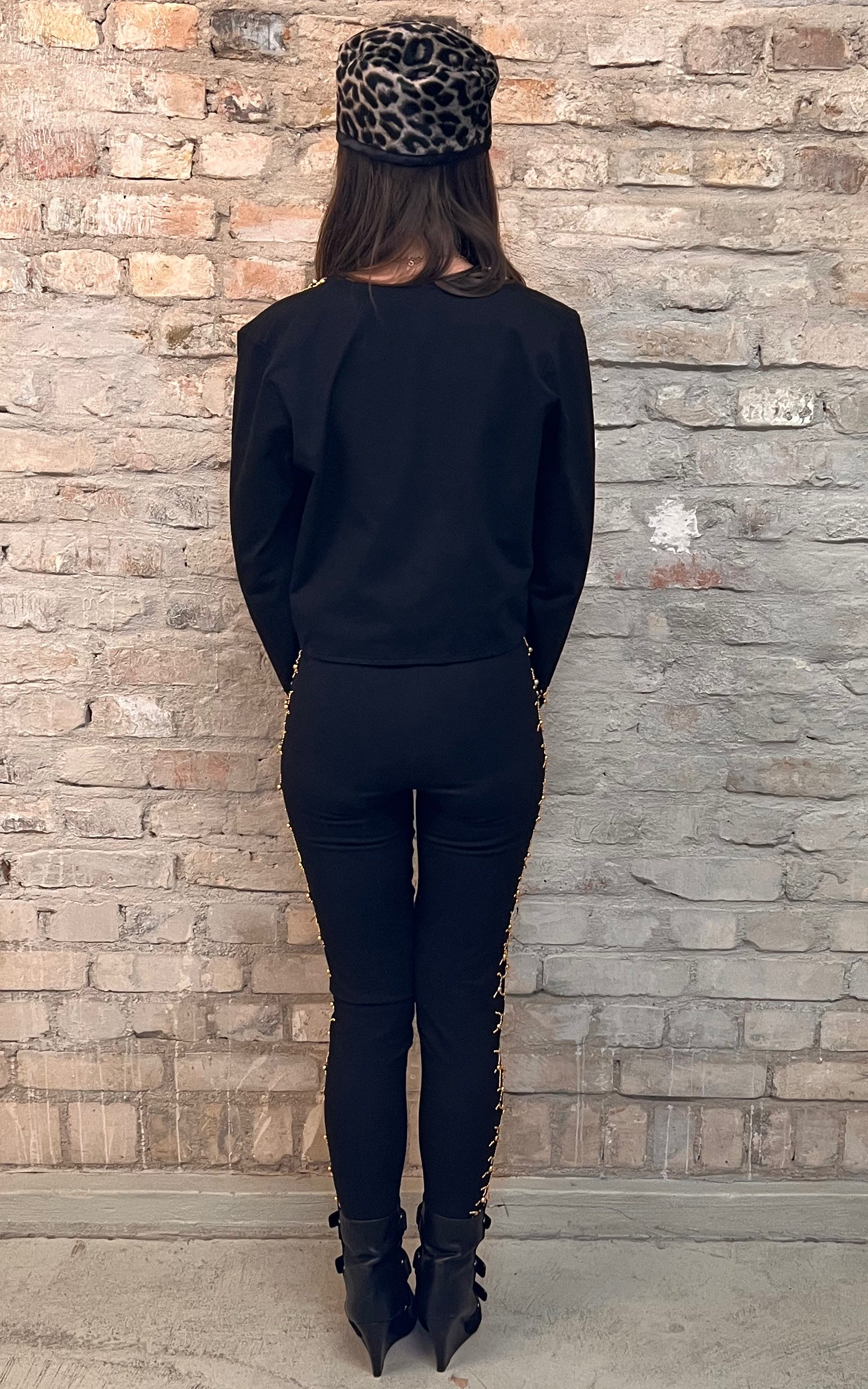 Completo leggings e bolero vintage anni '90