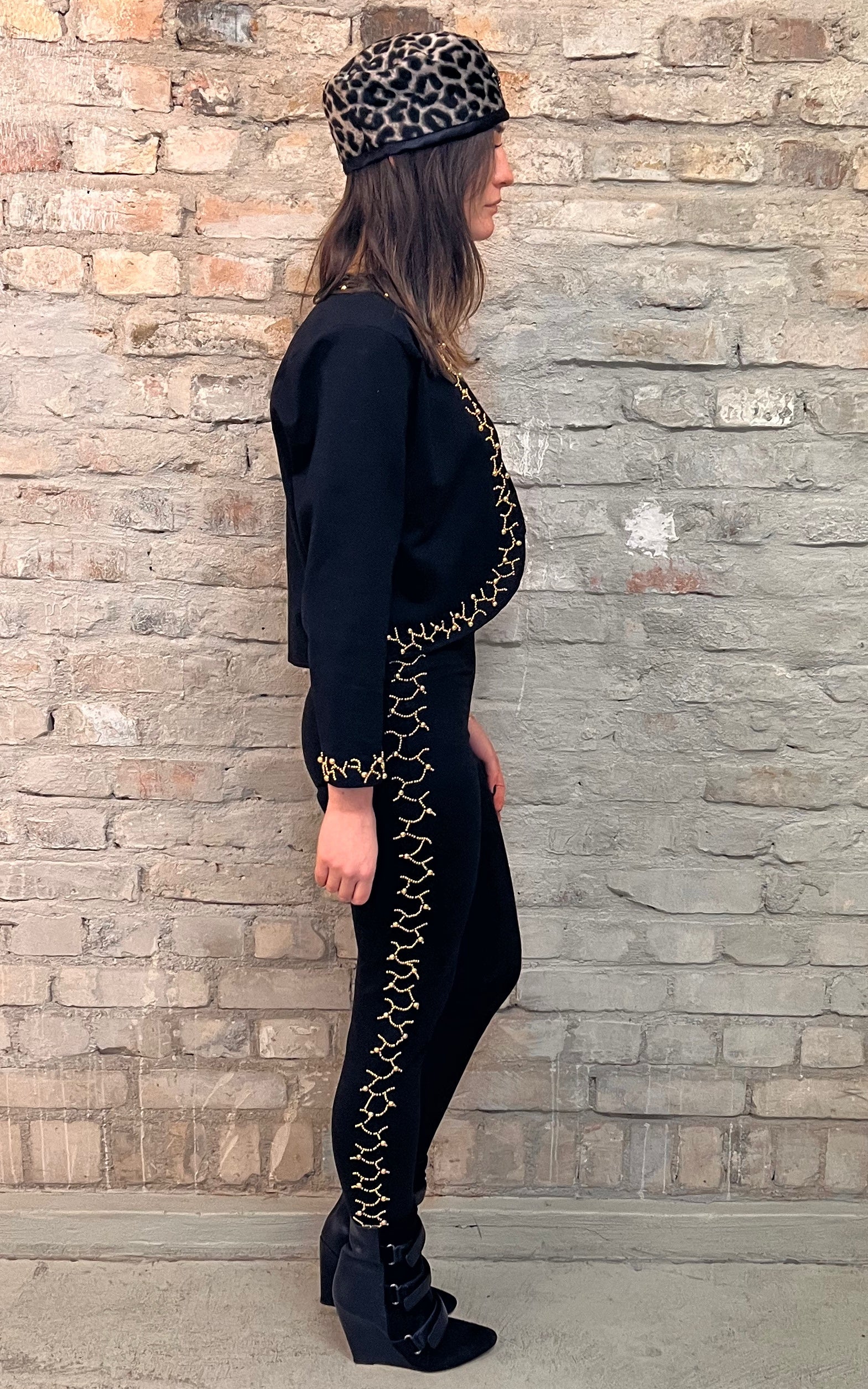 Completo leggings e bolero vintage anni '90