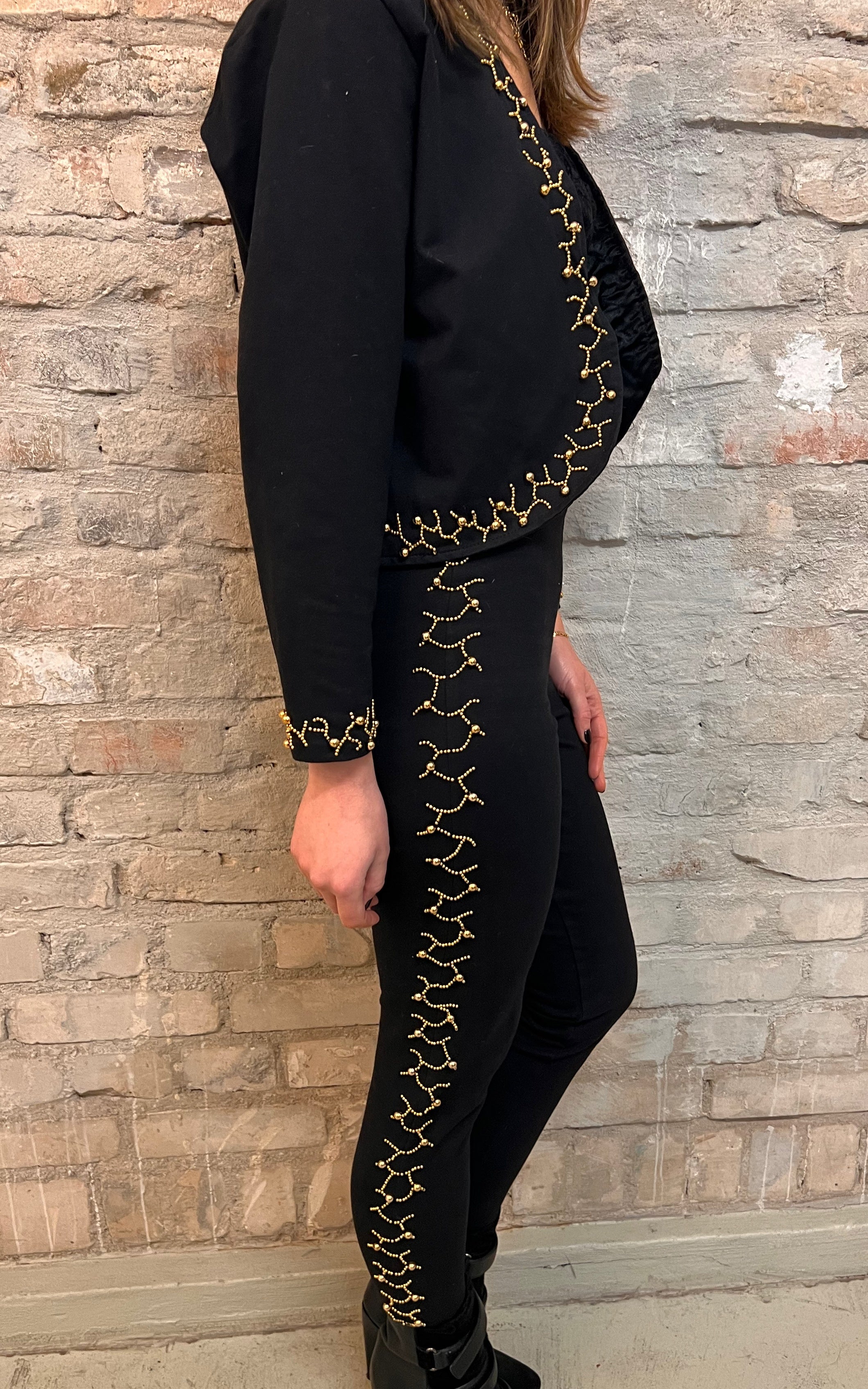Completo leggings e bolero vintage anni '90