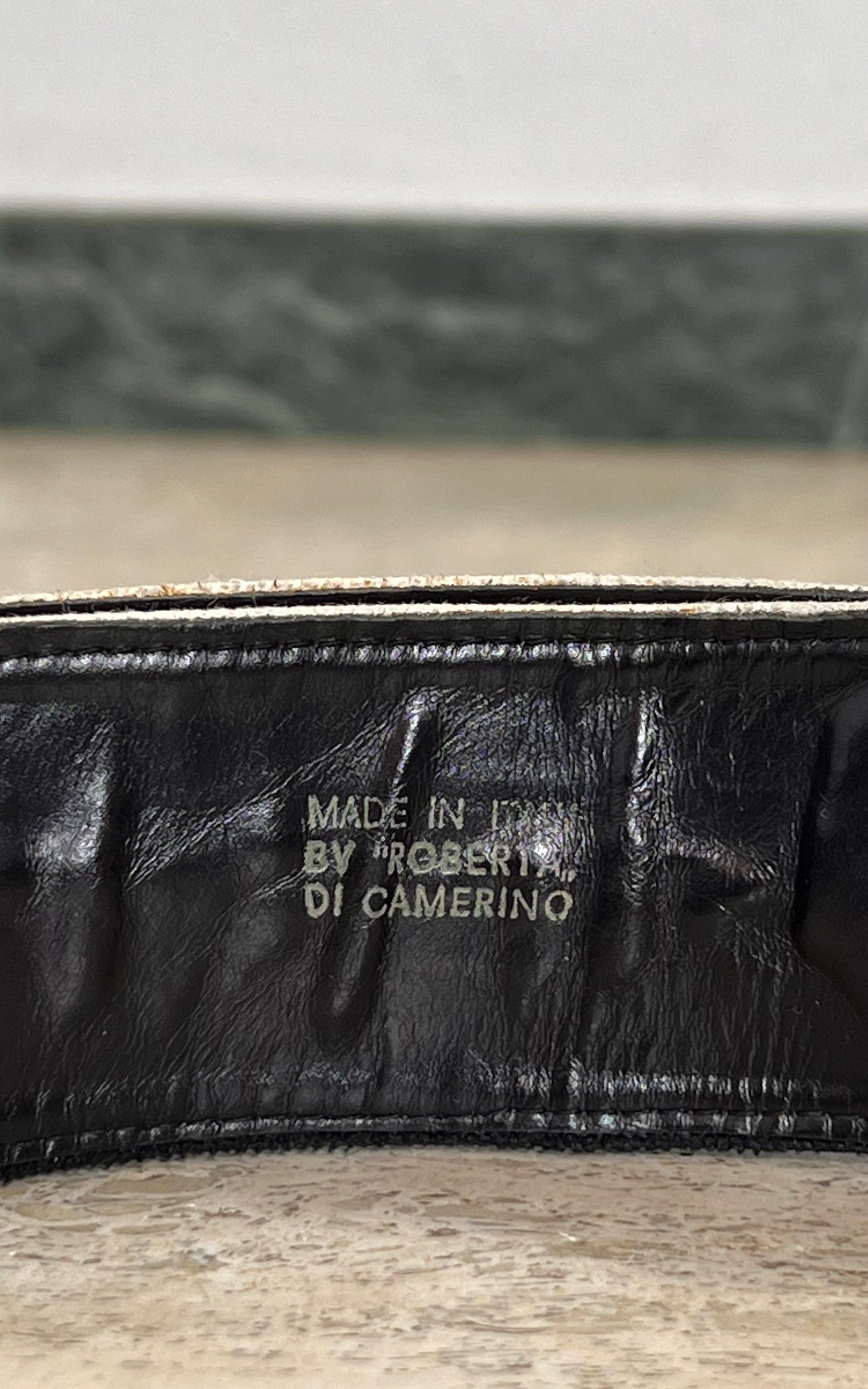 Vintage 70s Roberta di Camerino Velvet Belt