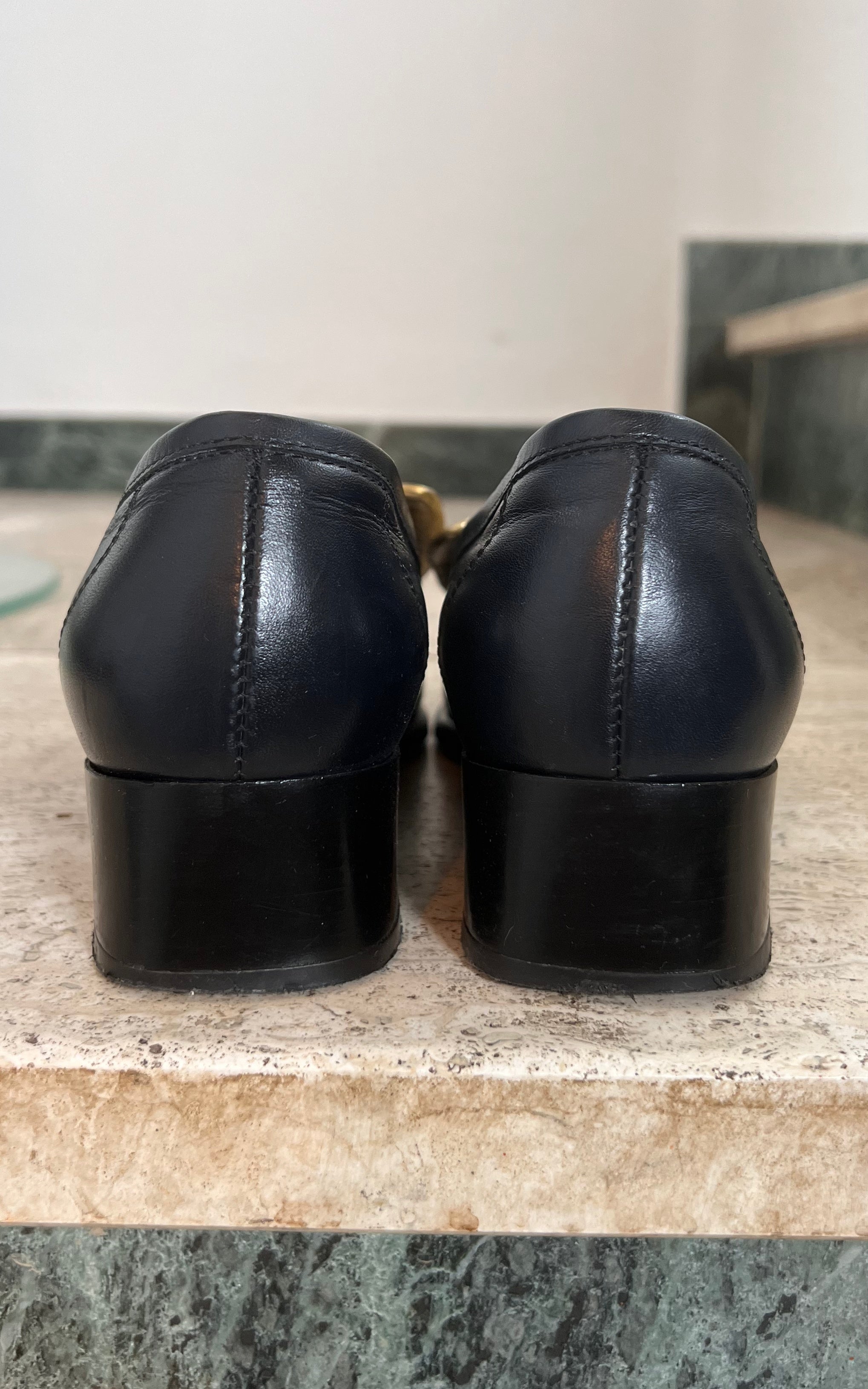 Mocassini vintage Golden Bow 38