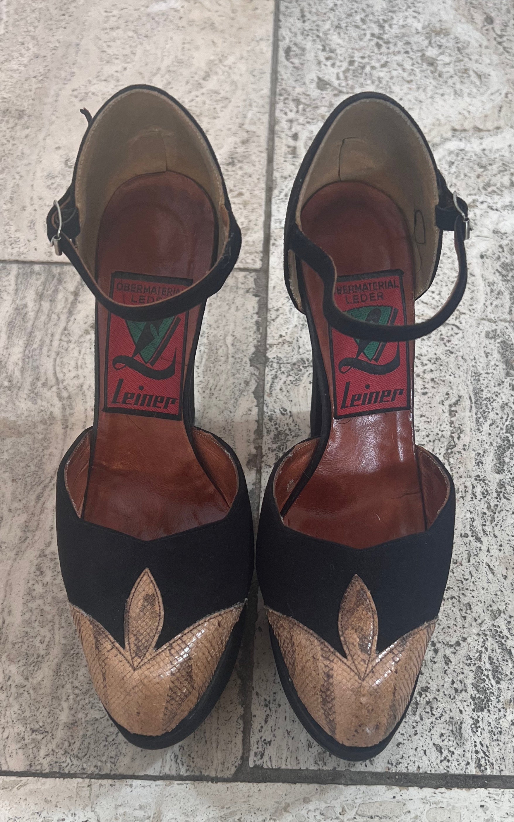 Tacchi a spillo vintage anni '70 36