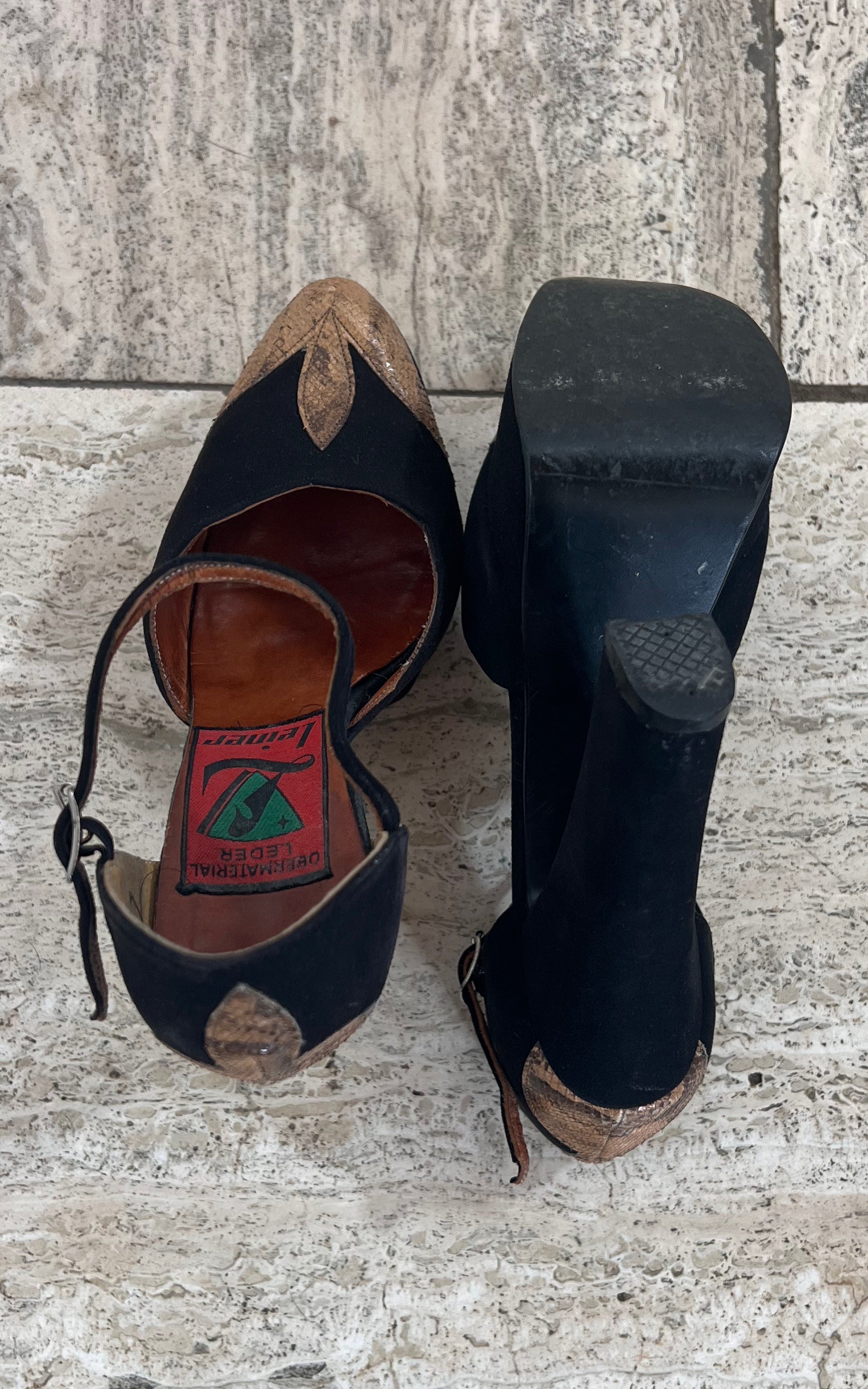 Tacchi a spillo vintage anni '70 36