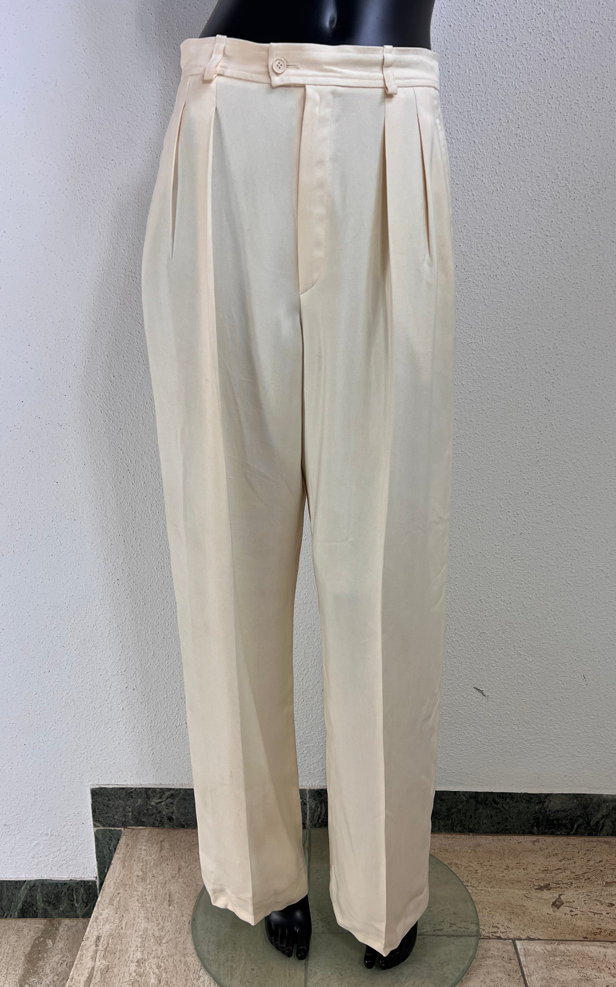Vintage Yves Saint Laurent Silk Trouser