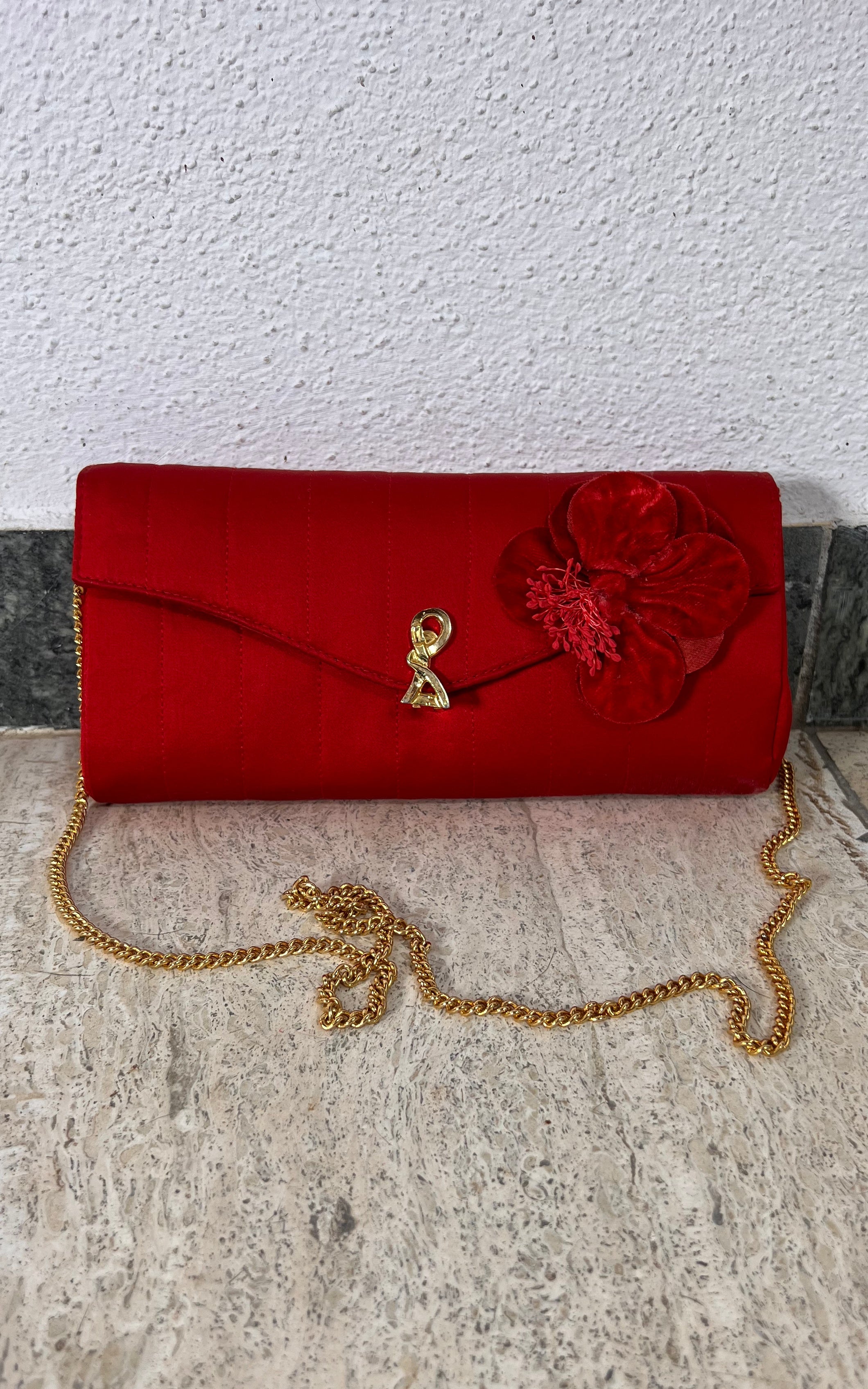 Vintage Silk Roberta Di Camerino Clutch Bag