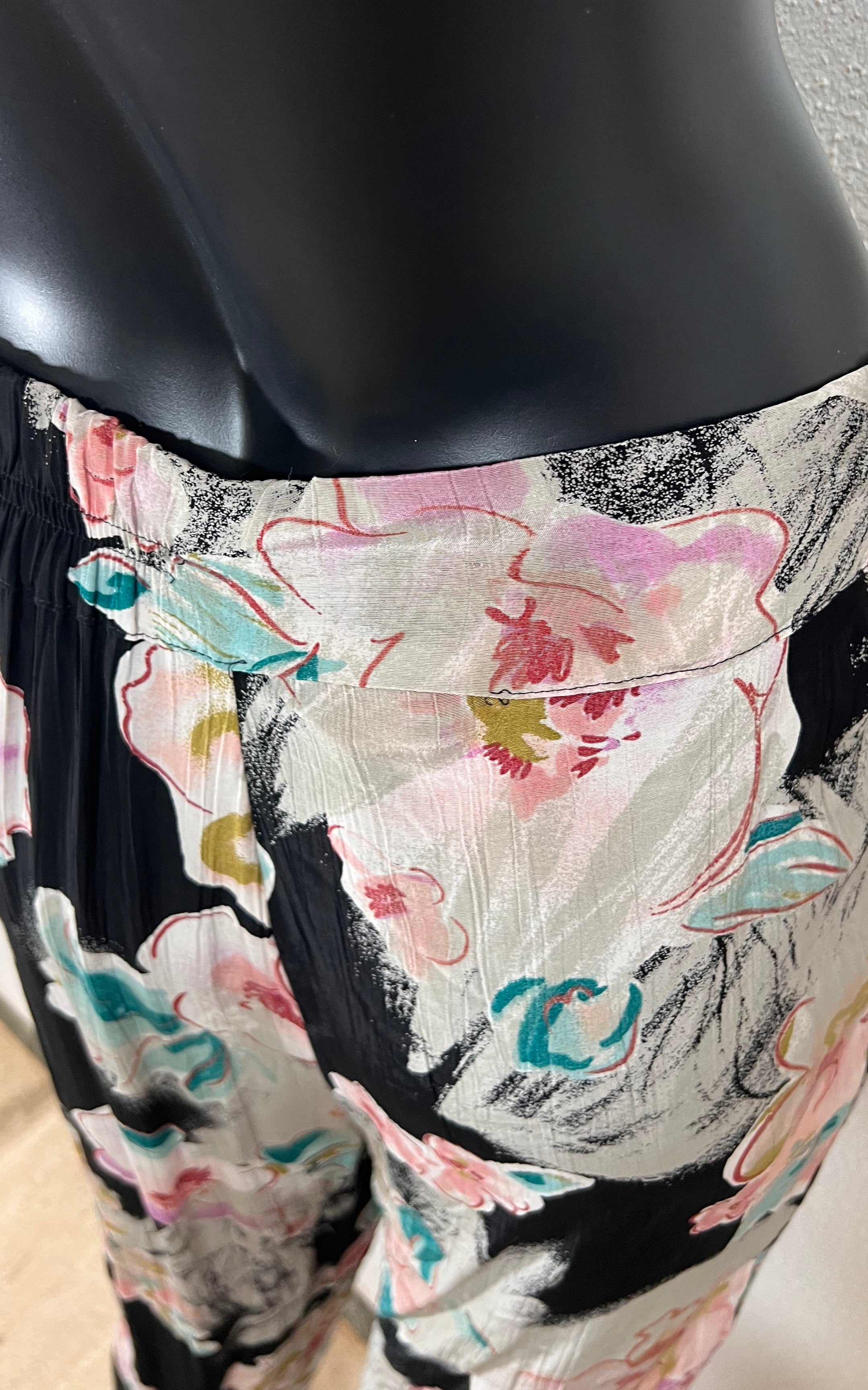 Pantaloni vintage a fiori anni '90