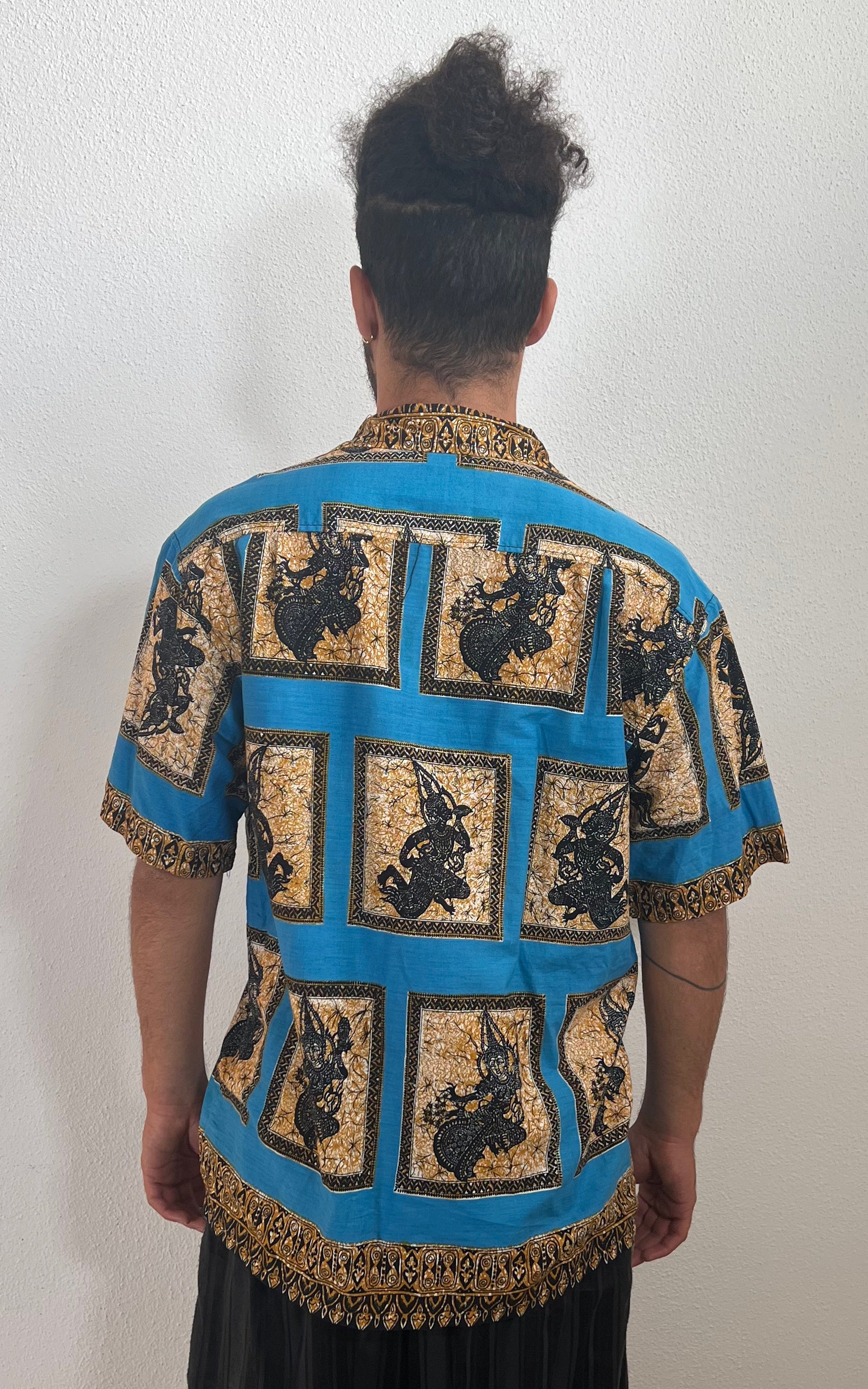 Camicia vintage da uomo con bottoni